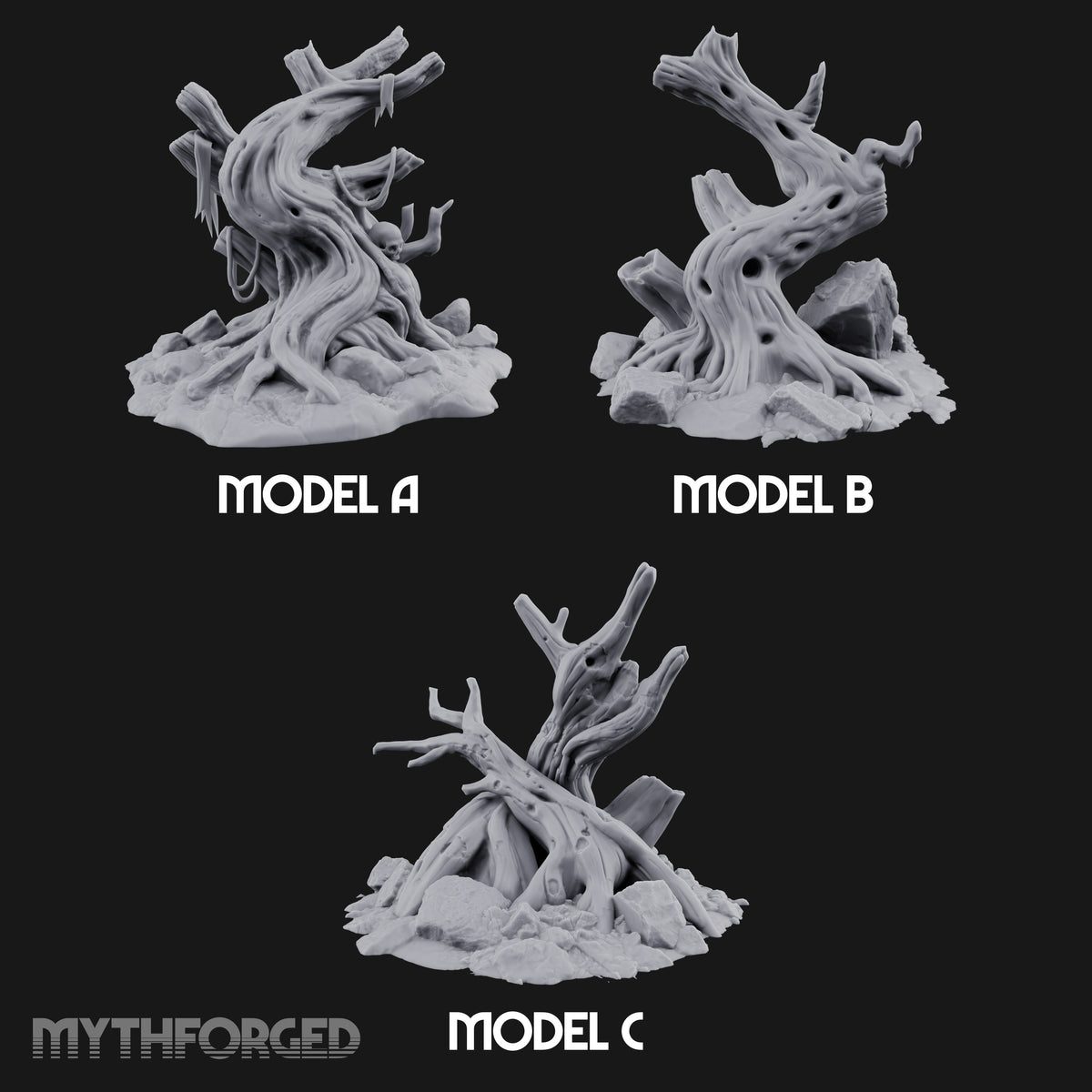 Wind Took the Leaves Dead Tree Terrain Set — All · Standard
