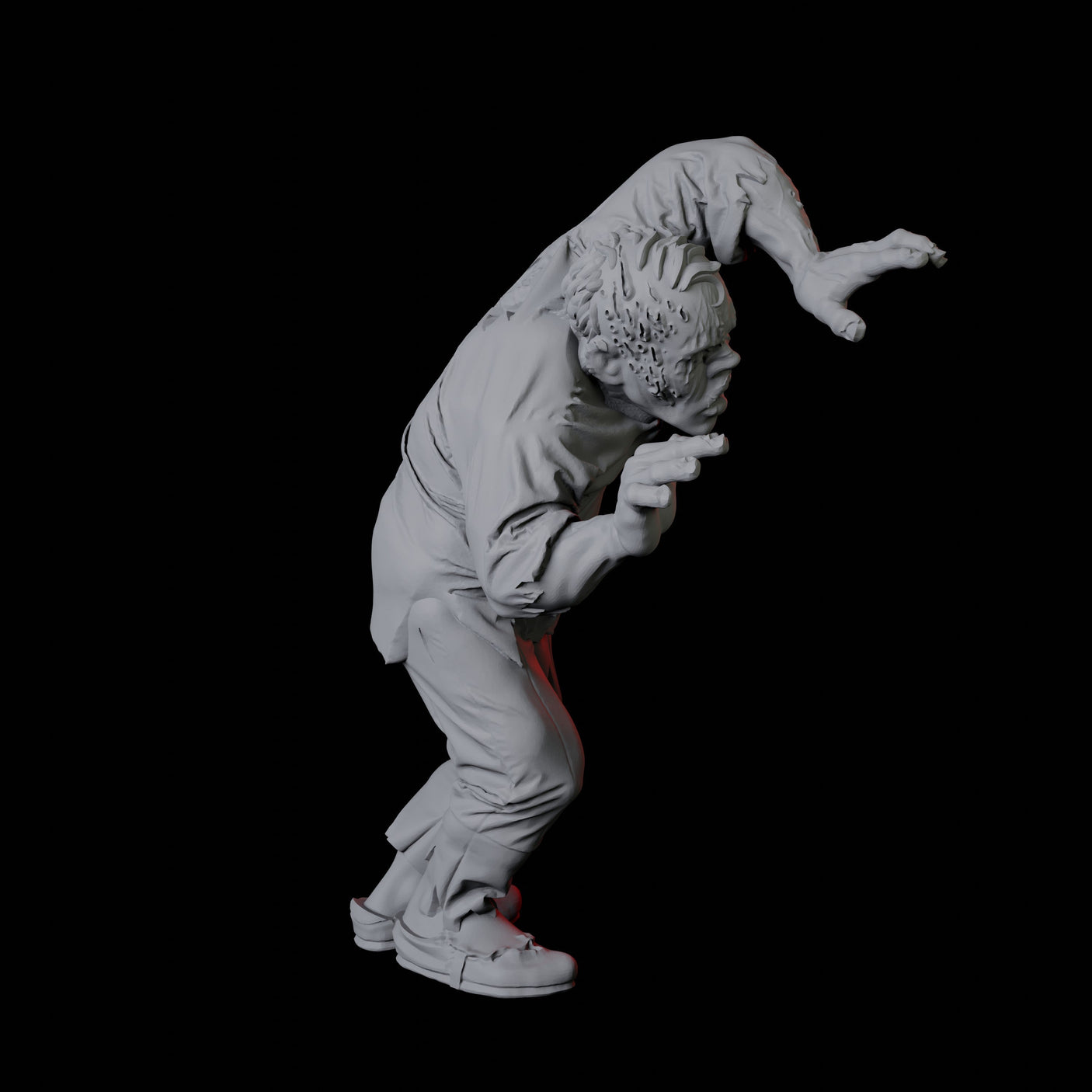 10 Zombies Miniature for Dungeons and Dragons, Pathfinder or other TTRPGs