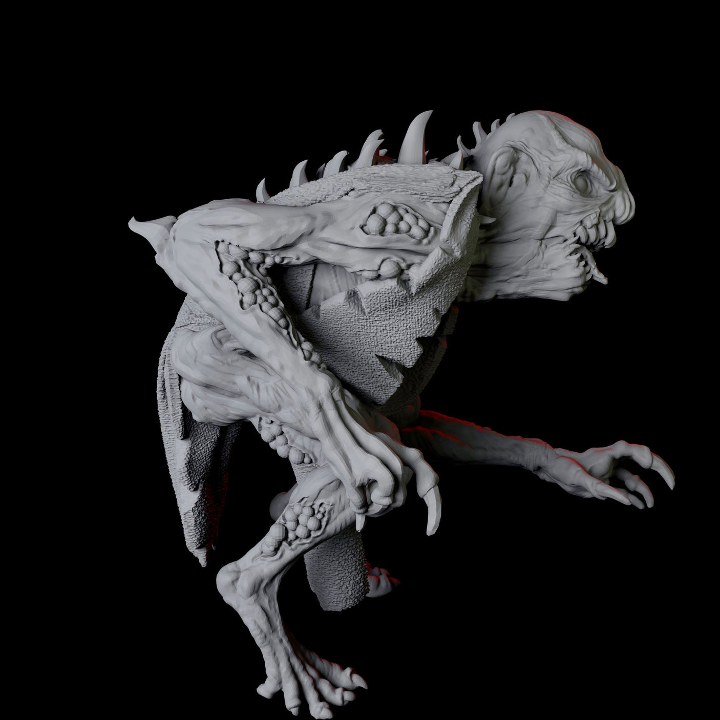 10 Ghouls Miniature for Dungeons and Dragons, Pathfinder or other TTRPGs