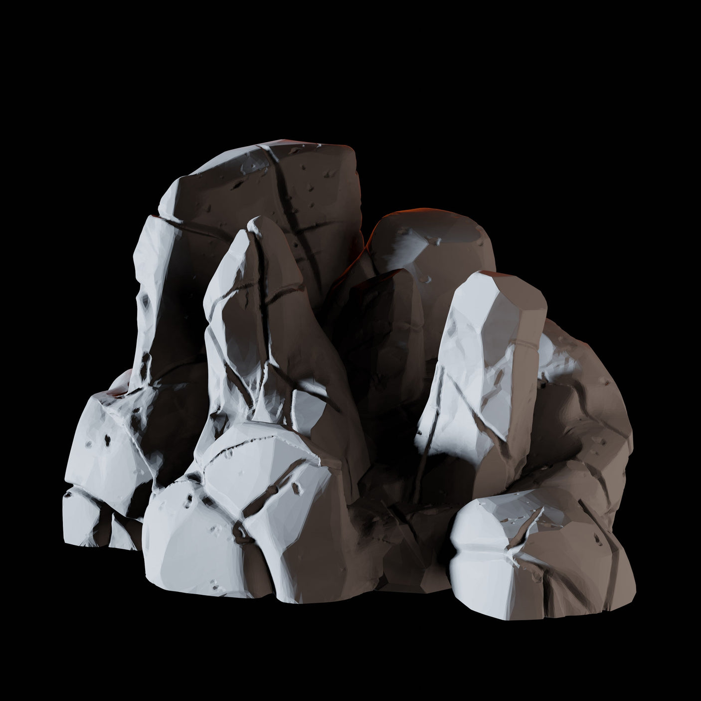 15 Cave Scatter Terrain Miniatures Miniature for Dungeons and Dragons, Pathfinder or other TTRPGs