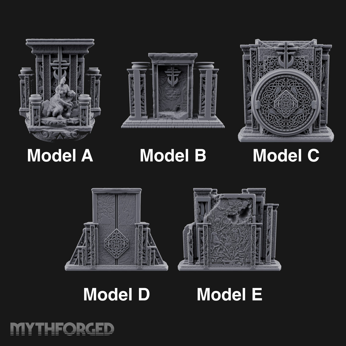 Doors Sealed, Pillars Still Praying Ornate Temple Gate Ruins — All