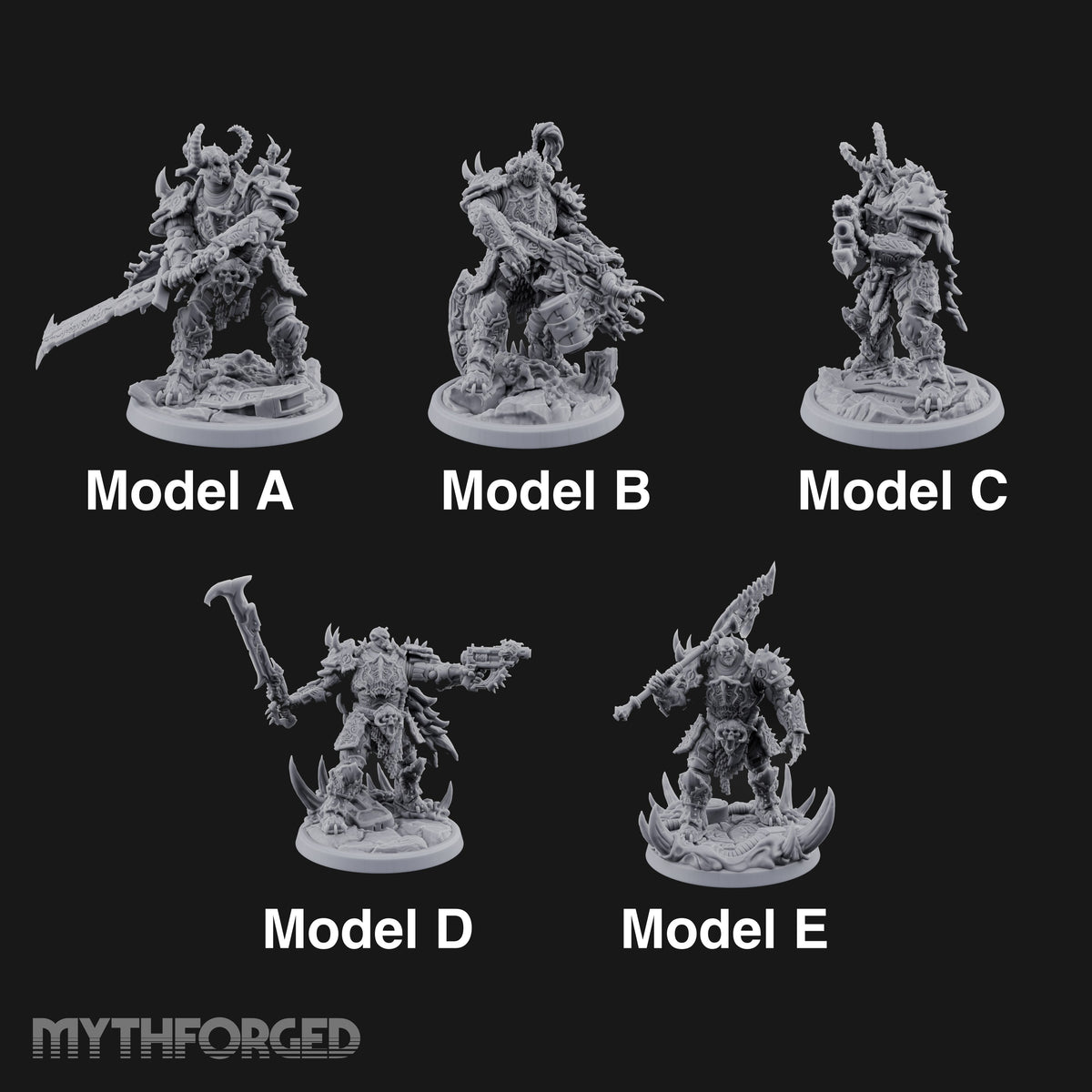 Dark Matter of Fact Human Spiked Armoured Warriors — All · Standard
