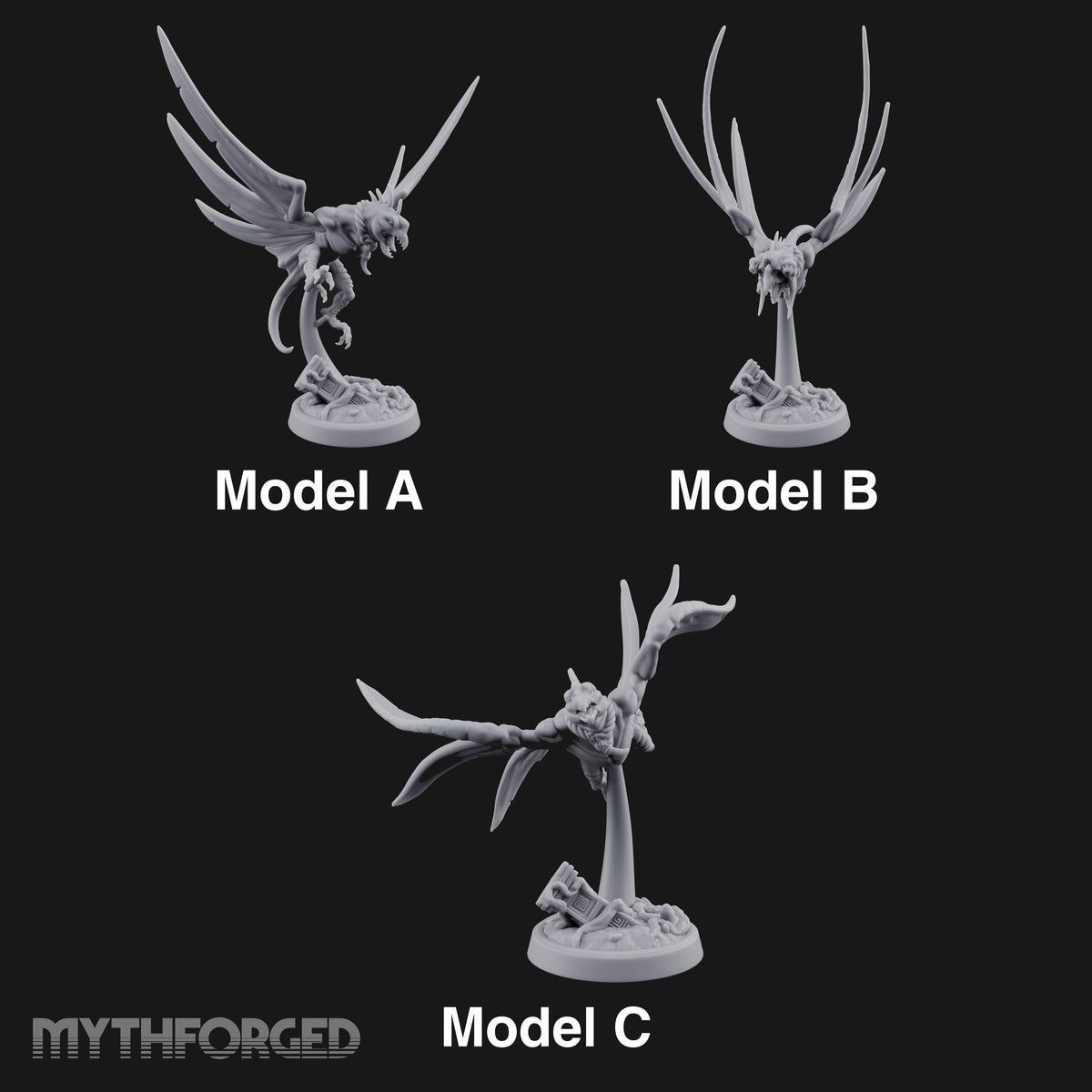 Shrieks Over Broken Shrine Gargoyle Winged Predators — All