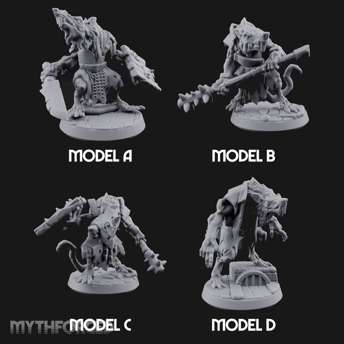 Gutter Court Musters Ratfolk Warriors — All · Standard
