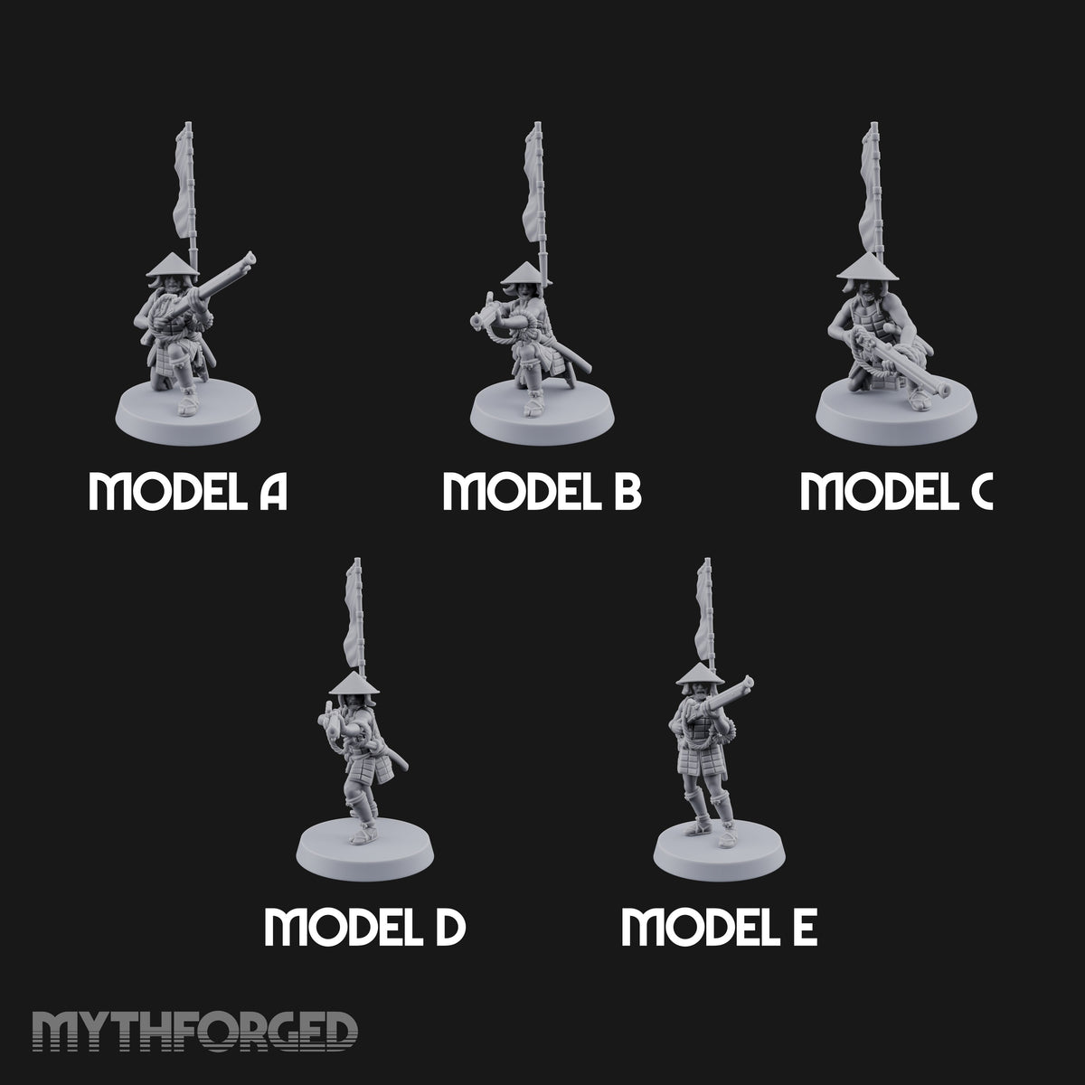 Priming the Volley Human Ashigaru Musketeers — All