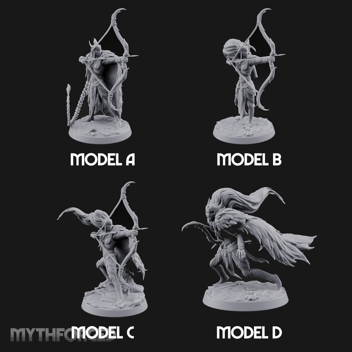 Every Stance, Same Steady Aim Elf Archers — All