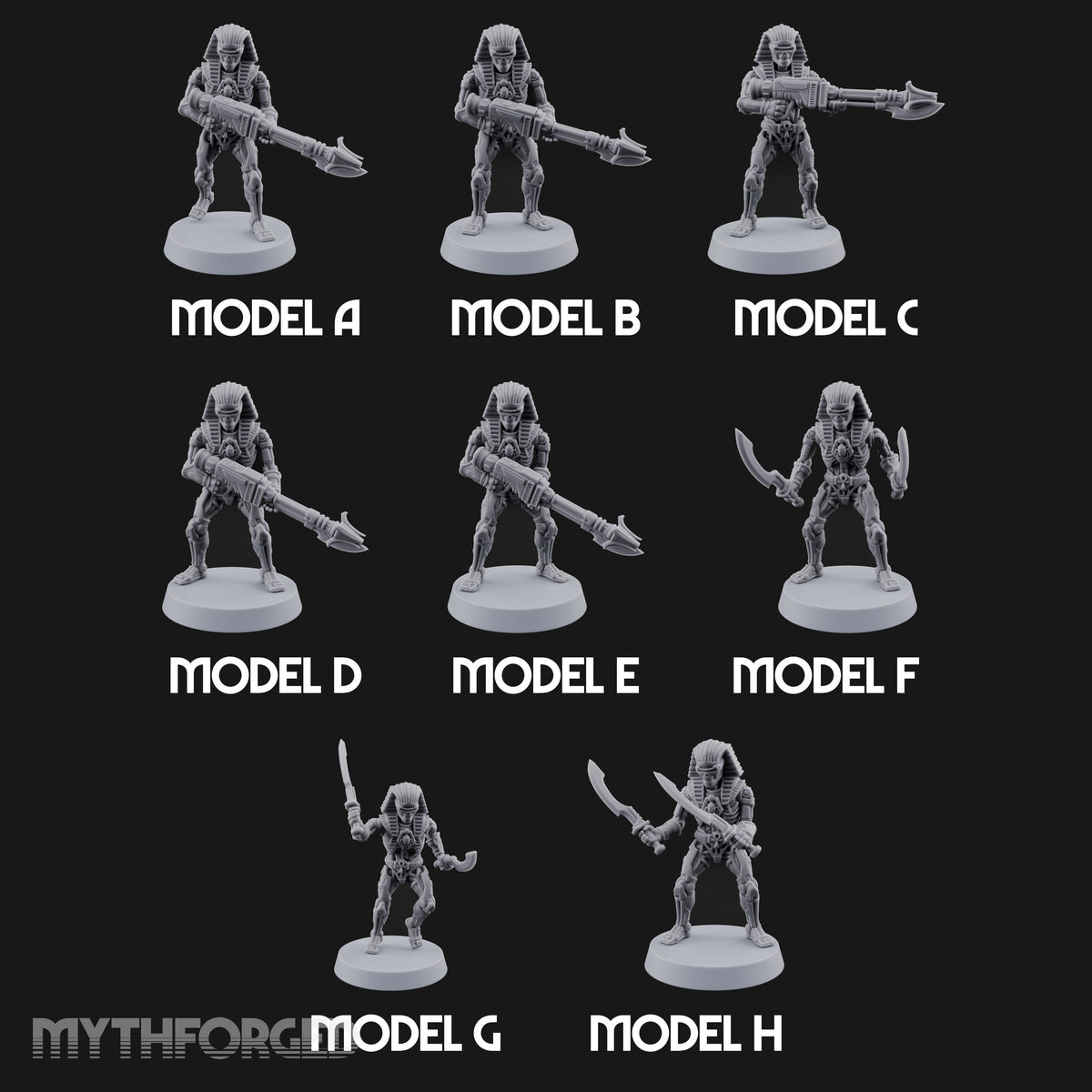 Sandstorm Protocol Warforged Scarab Soldiers — All