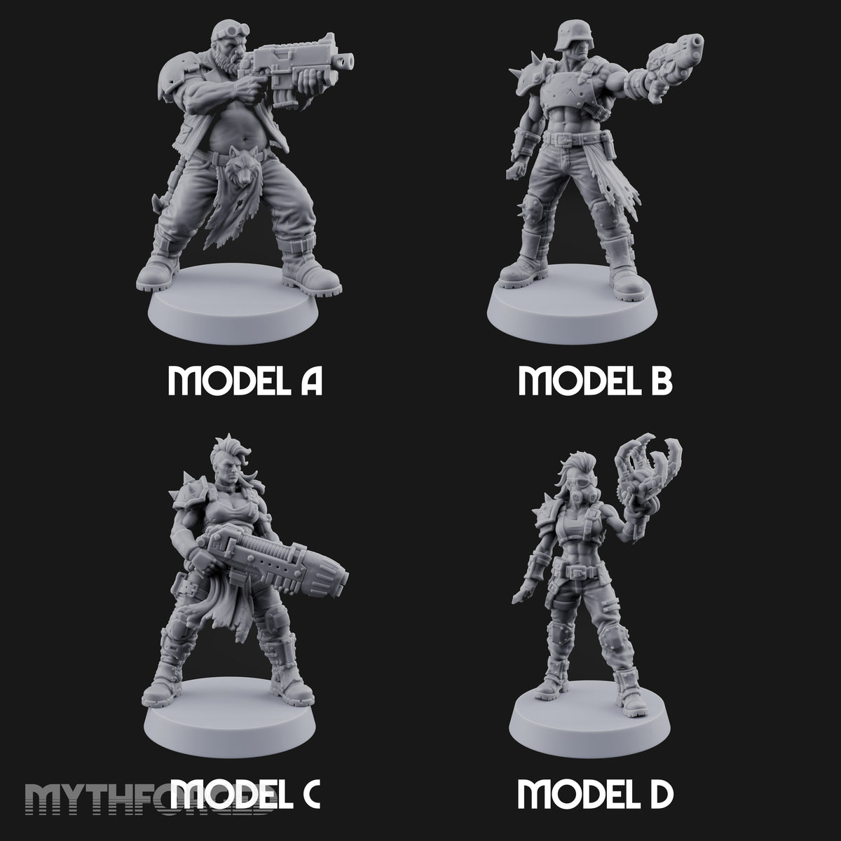 Hard to Follow Human Raider Pack Leaders — All · Plasma Pistol & Combat Knife + Combat Knife
