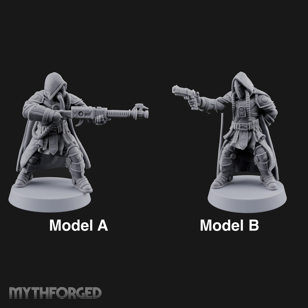 Barrel and Benediction Human Hooded Gunners — All