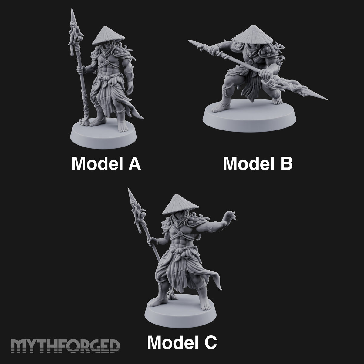Hat Low, Spear Lower Myconid Spear Warriors — All