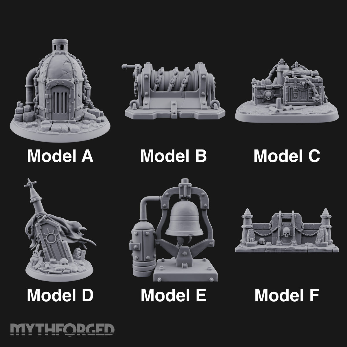 Everything Bolted Down Except Hope Industrial Battlefield Terrain Props — All