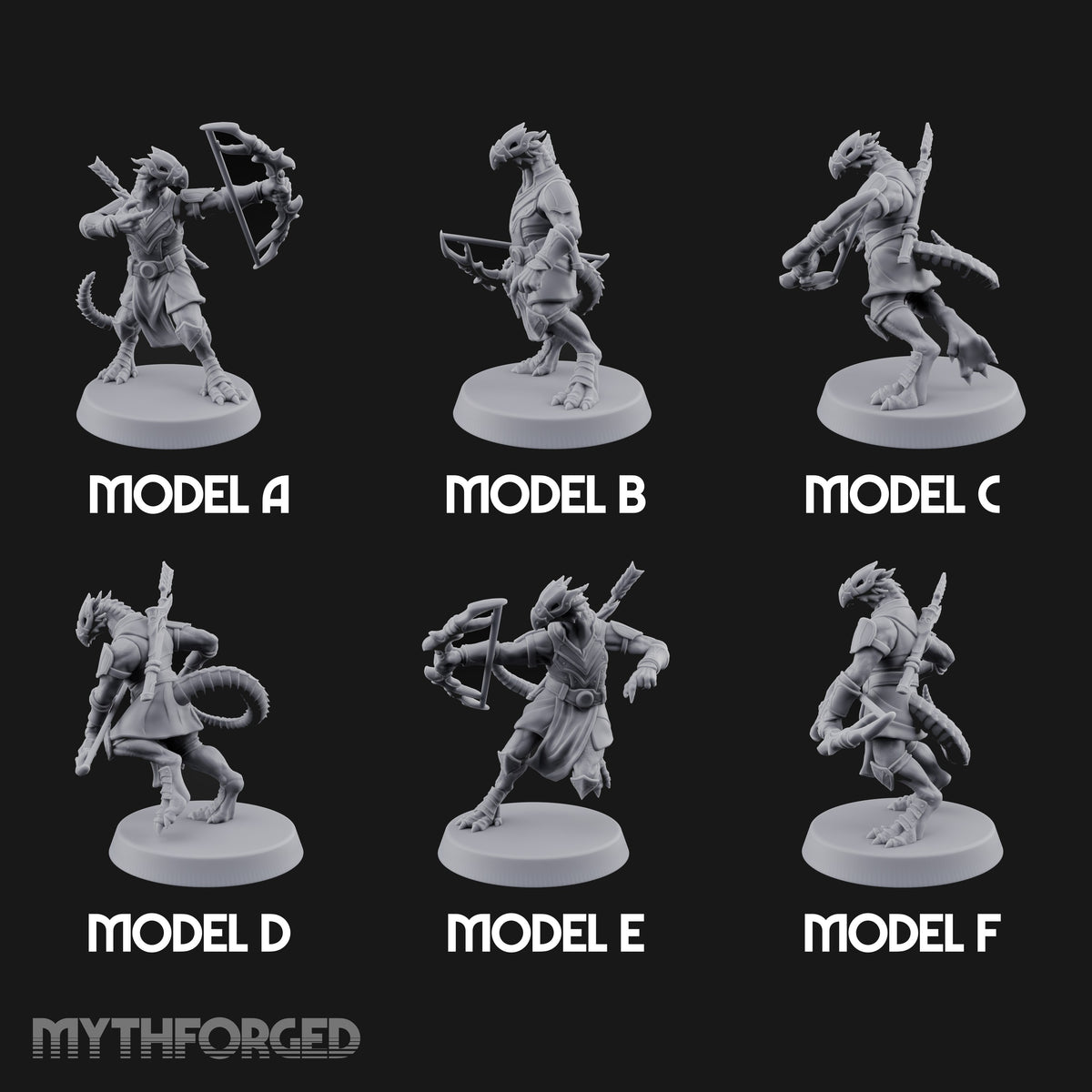 Crests Up, Tails Out Dragonborn Archers — All