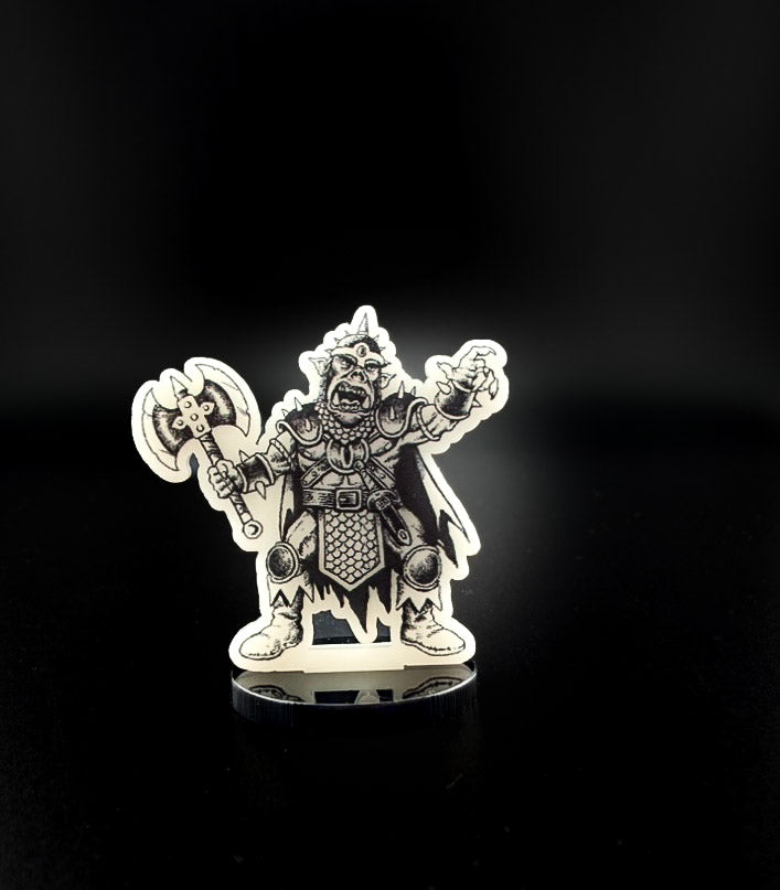 Goblin Horde 2D Acrylic Miniatures Miniature for Dungeons and Dragons, Pathfinder or other TTRPGs