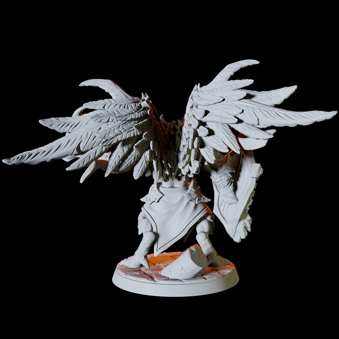 Aarakocra Champion Miniature for Dungeons and Dragons, Pathfinder or other TTRPGs