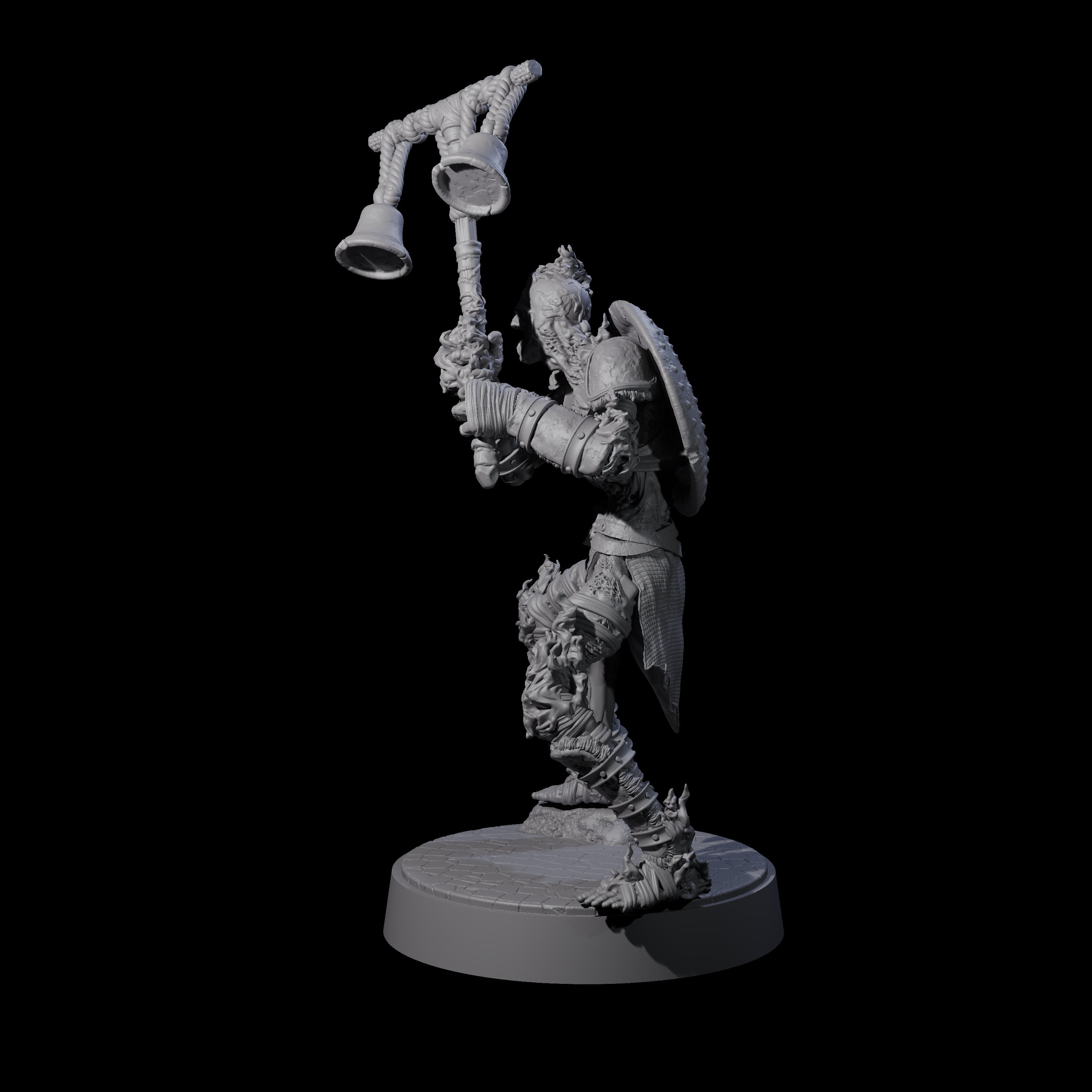 Ablaze Skeleton Thrall A Miniature for Dungeons and Dragons, Pathfinder or other TTRPGs