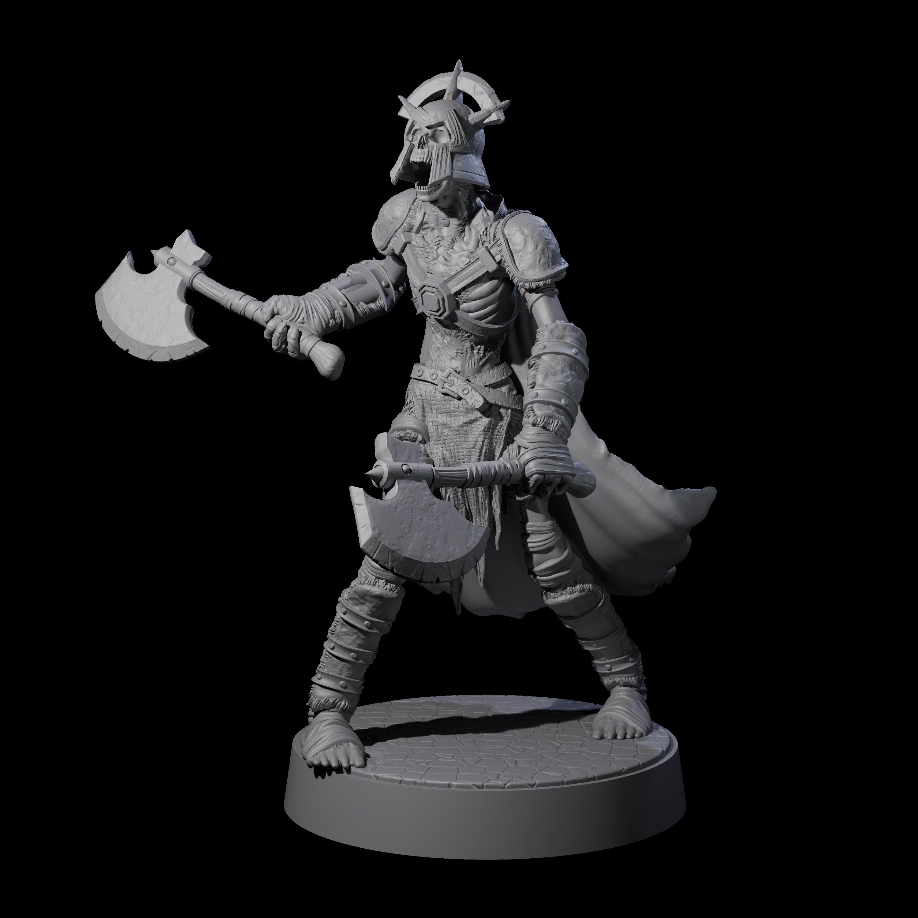 Ablaze Skeleton Thrall E Miniature for Dungeons and Dragons, Pathfinder or other TTRPGs