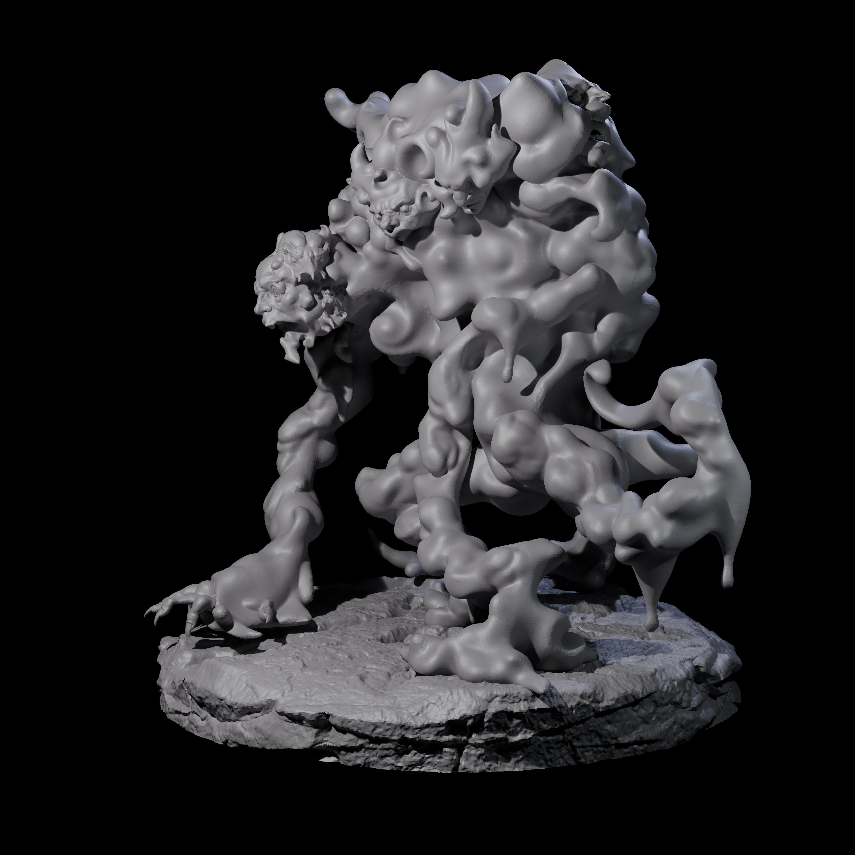 Abyssal Mist Horror Miniature for Dungeons and Dragons, Pathfinder or other TTRPGs