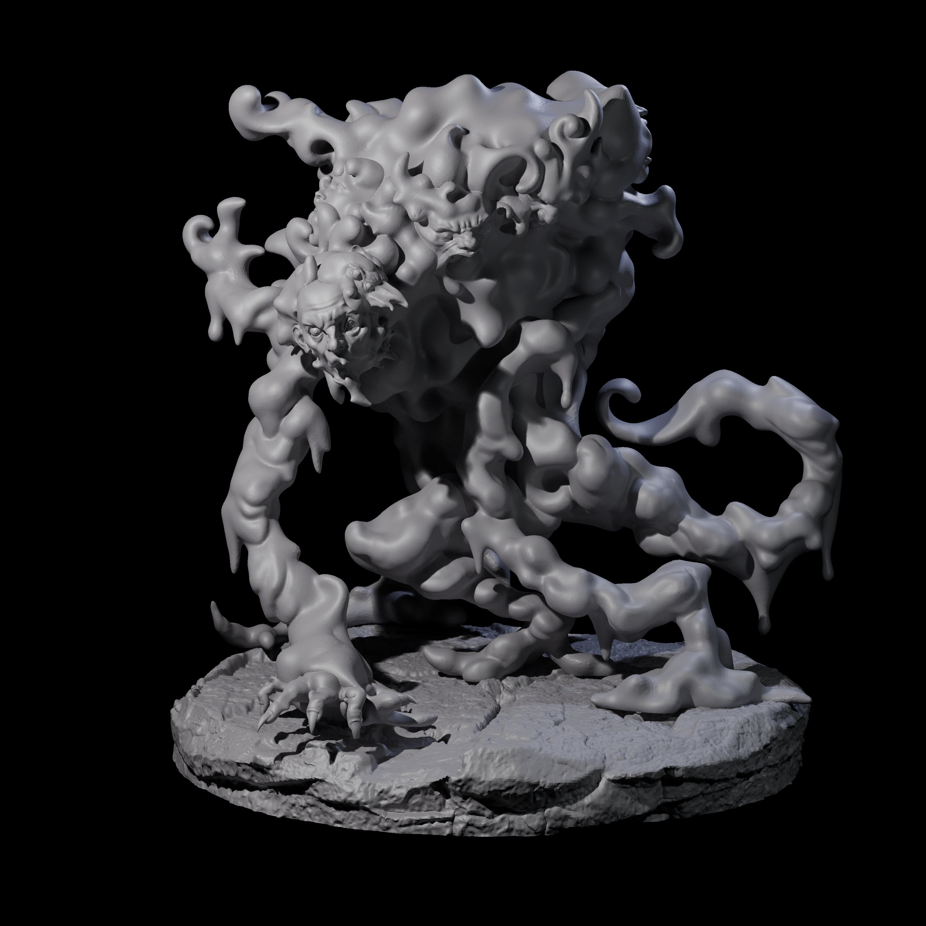 Abyssal Mist Horror Miniature for Dungeons and Dragons, Pathfinder or other TTRPGs