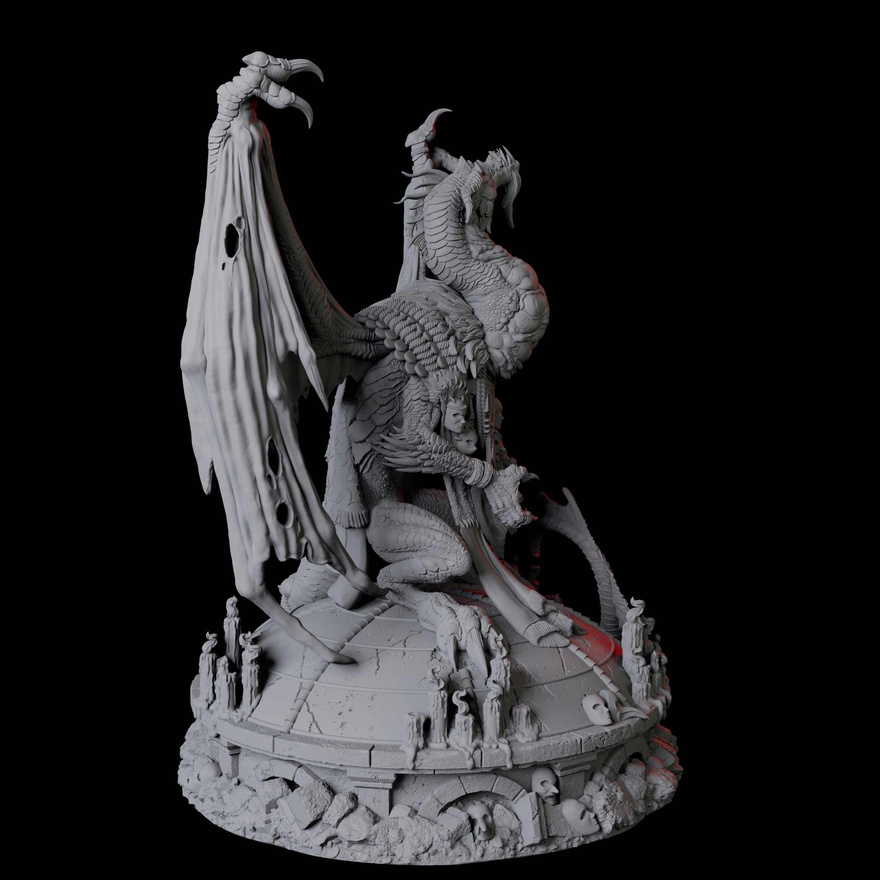 Academic Gold Dragon Miniature for Dungeons and Dragons, Pathfinder or other TTRPGs