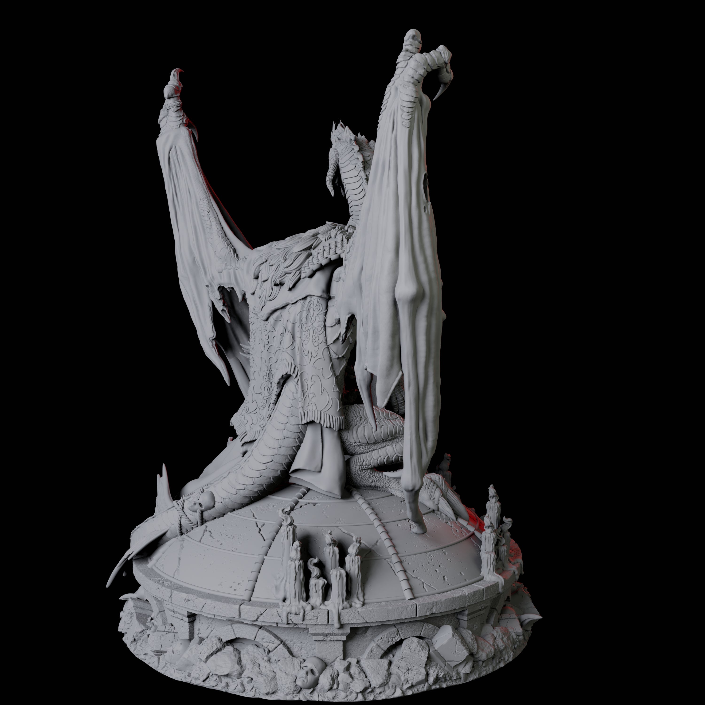 Academic Gold Dragon Miniature for Dungeons and Dragons, Pathfinder or other TTRPGs