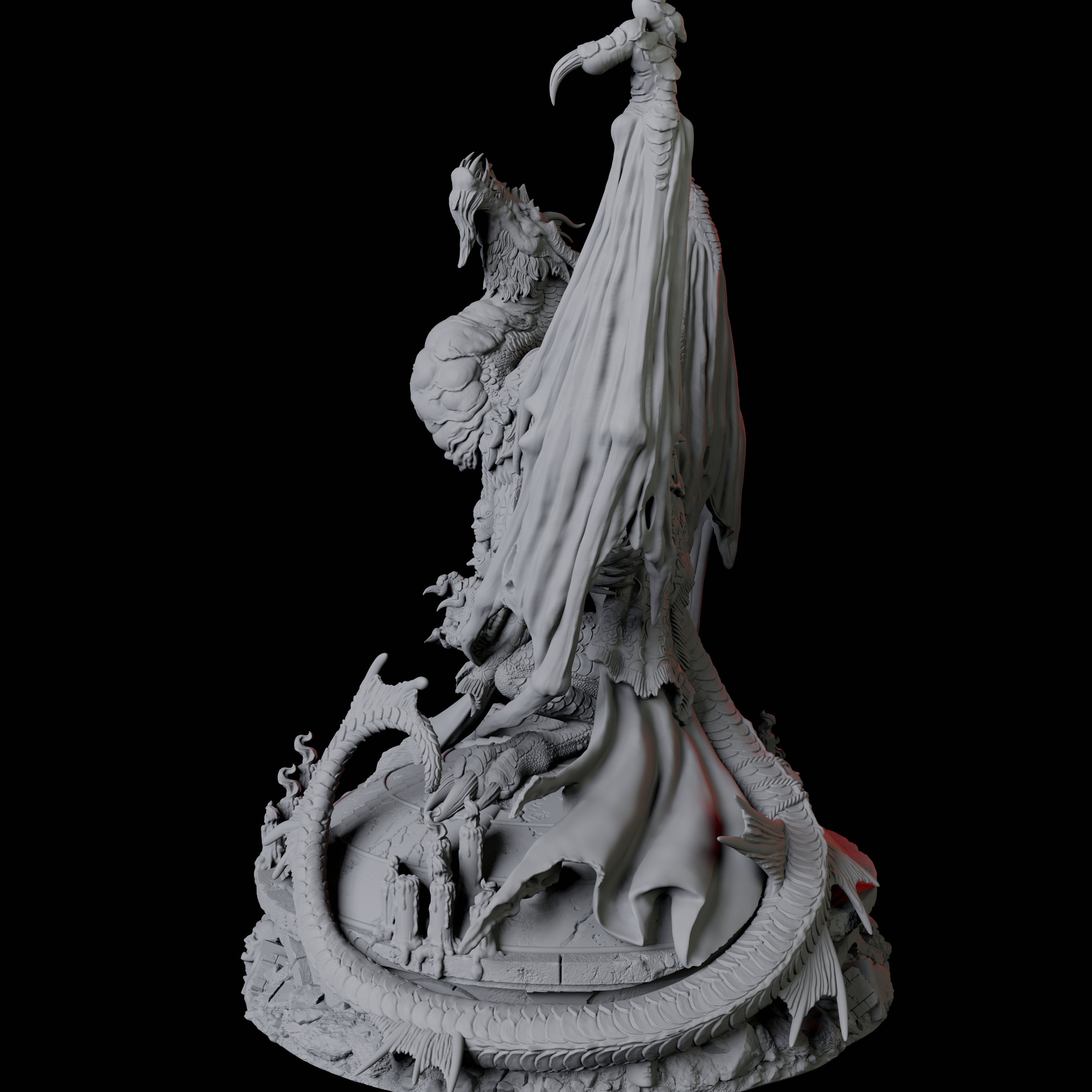 Academic Gold Dragon Miniature for Dungeons and Dragons, Pathfinder or other TTRPGs