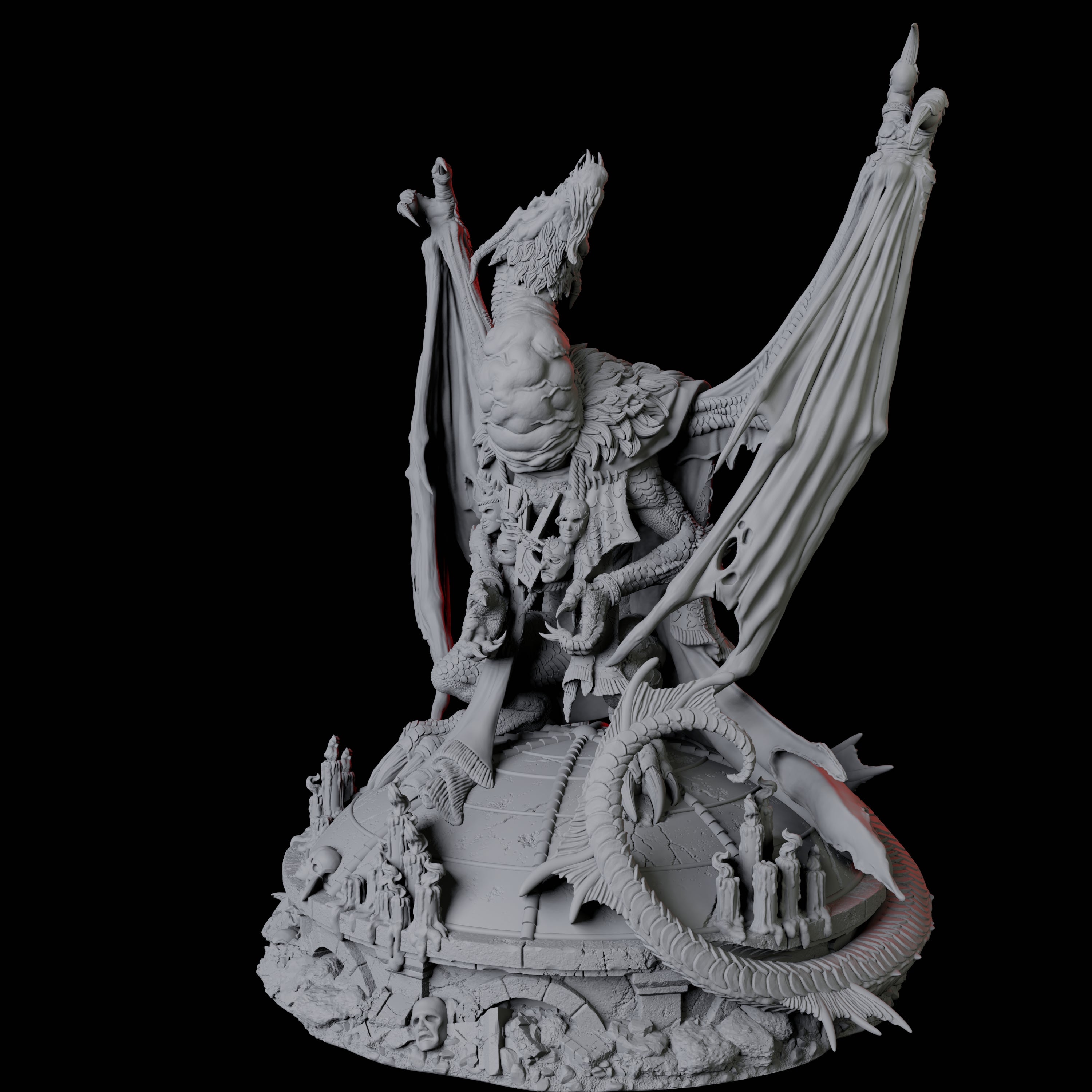 Academic Gold Dragon Miniature for Dungeons and Dragons, Pathfinder or other TTRPGs