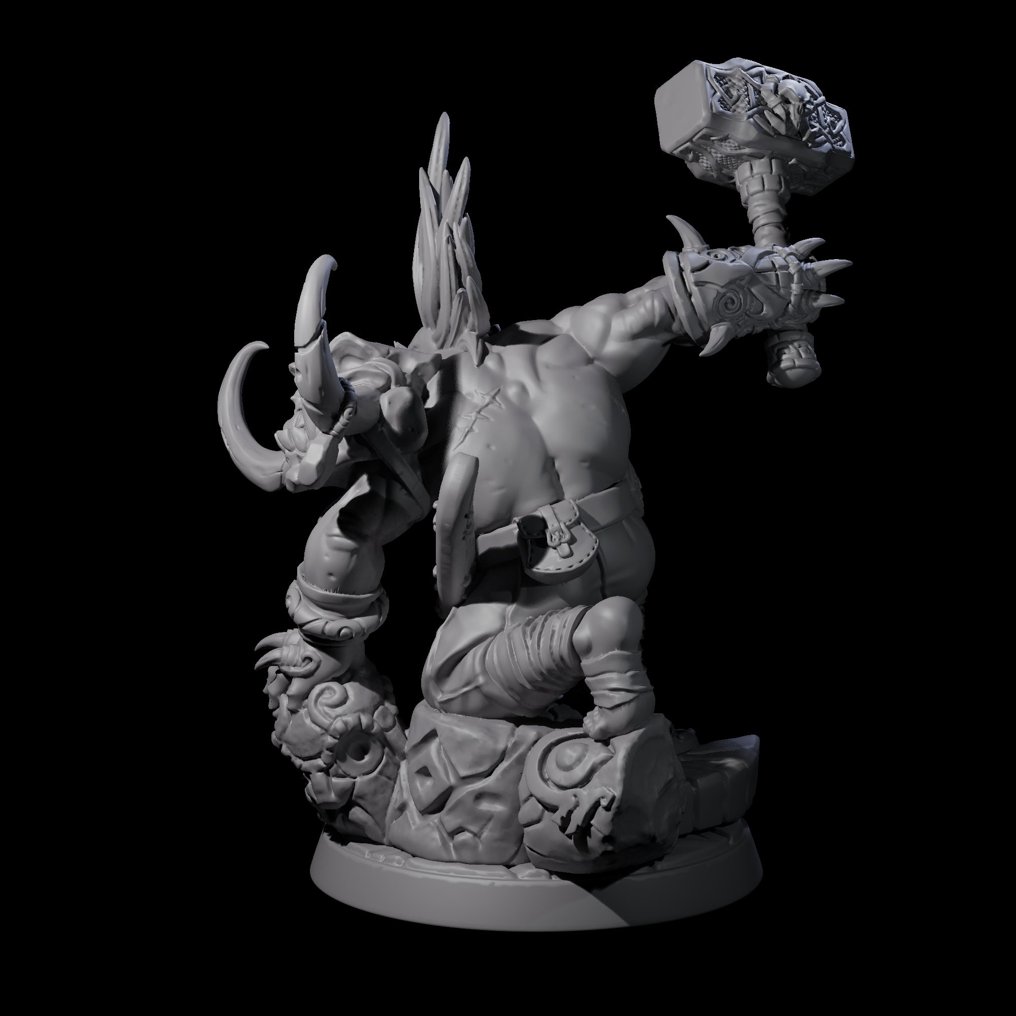 Advancing Battlemaster Miniature for Dungeons and Dragons, Pathfinder or other TTRPGs