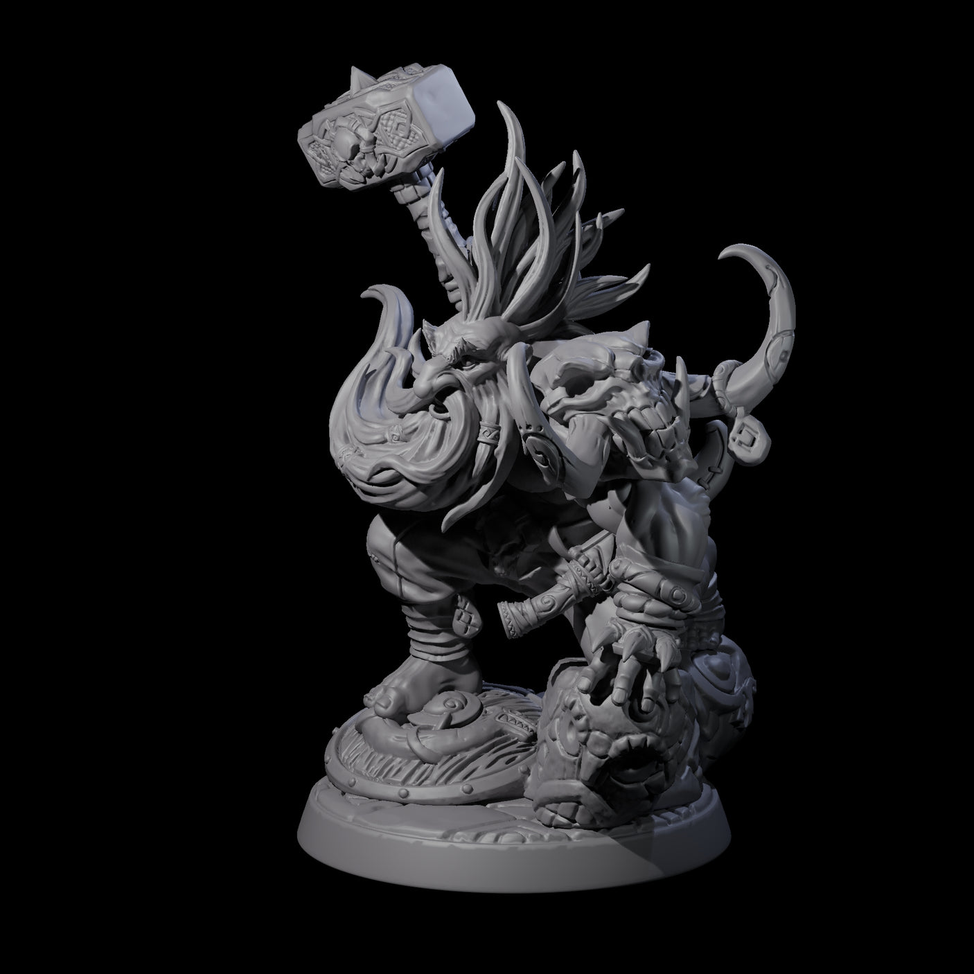 Advancing Battlemaster Miniature for Dungeons and Dragons, Pathfinder or other TTRPGs