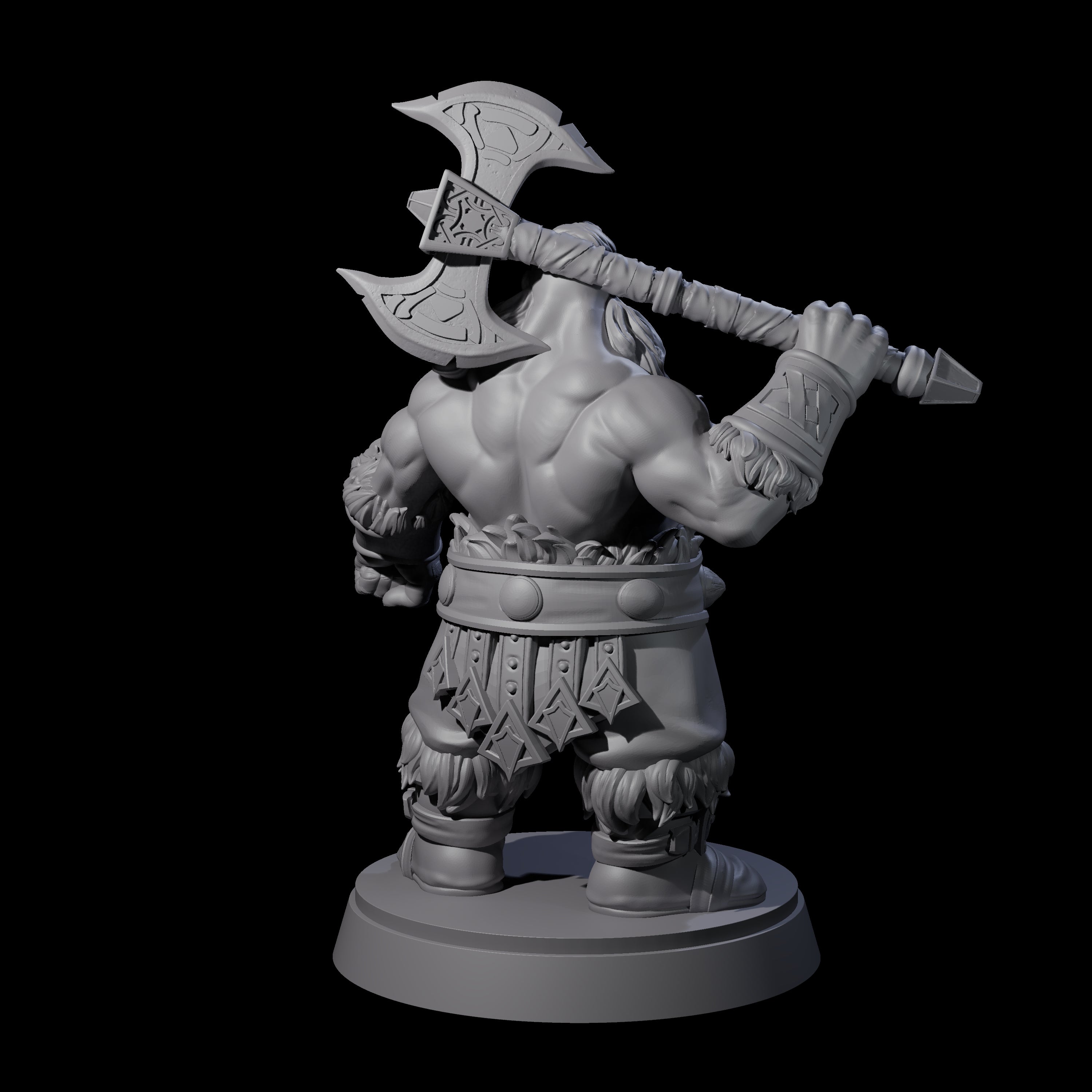 Advancing Dwarf Barbarian A Miniature for Dungeons and Dragons, Pathfinder or other TTRPGs