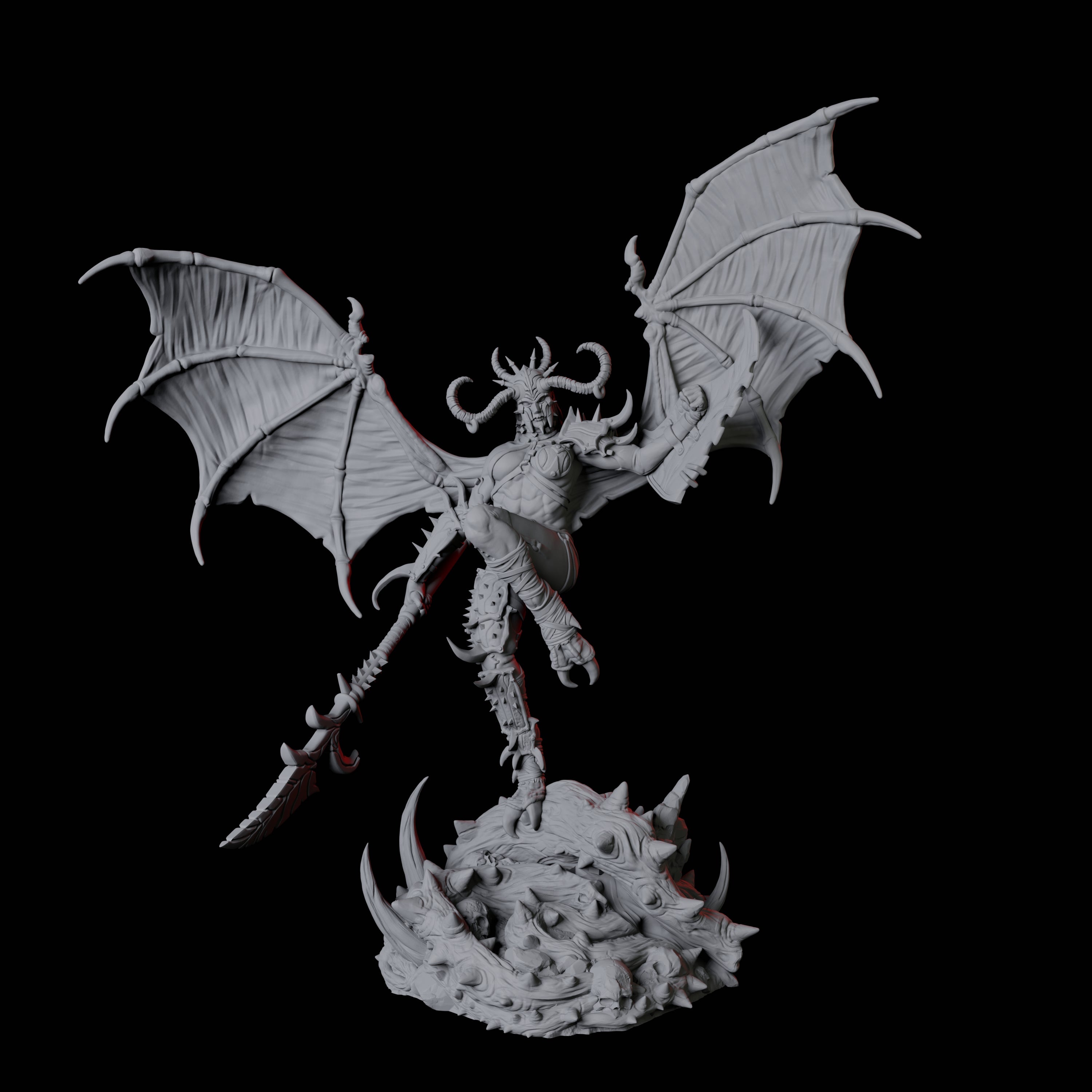 Advancing Erinys B Miniature for Dungeons and Dragons, Pathfinder or other TTRPGs