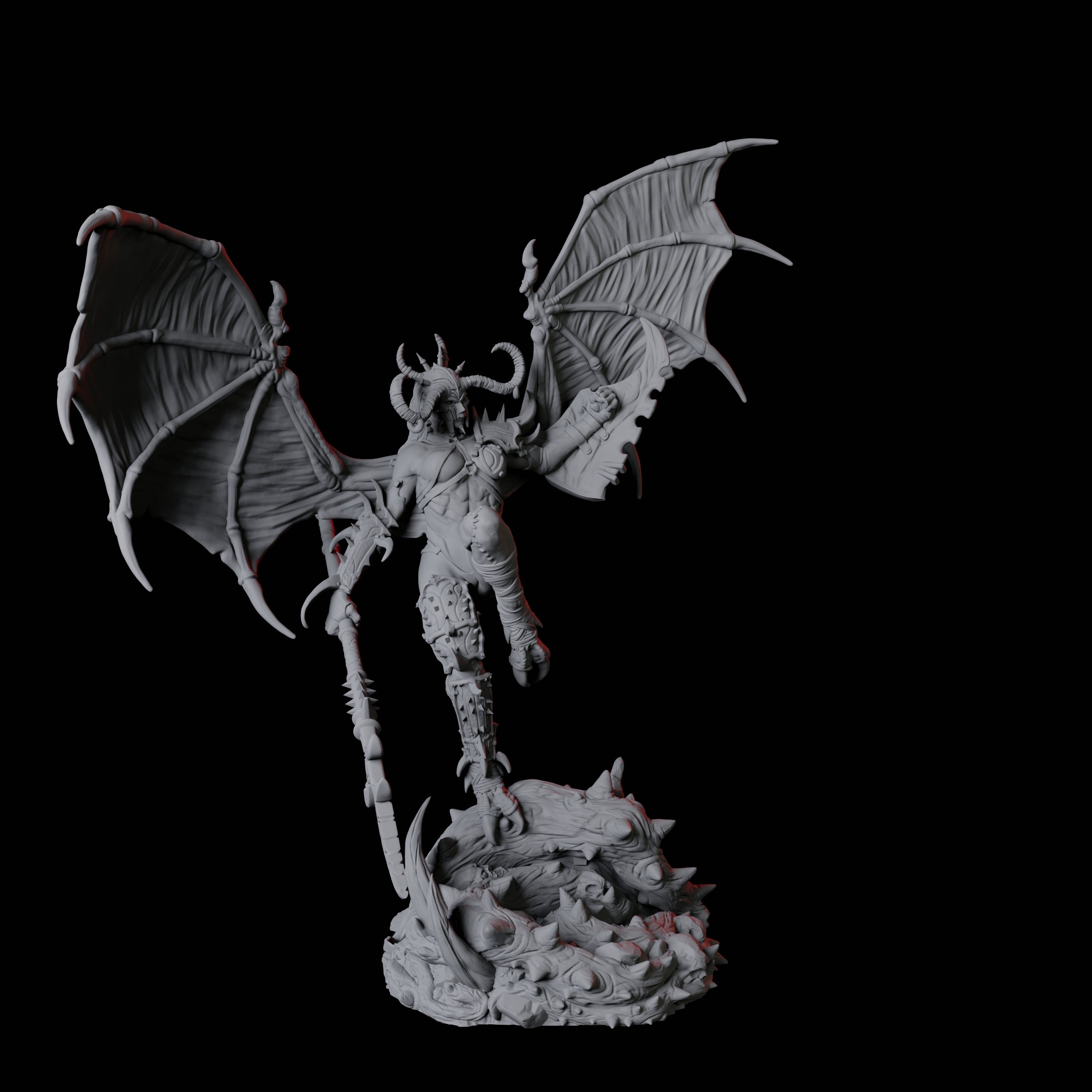 Advancing Erinys B Miniature for Dungeons and Dragons, Pathfinder or other TTRPGs