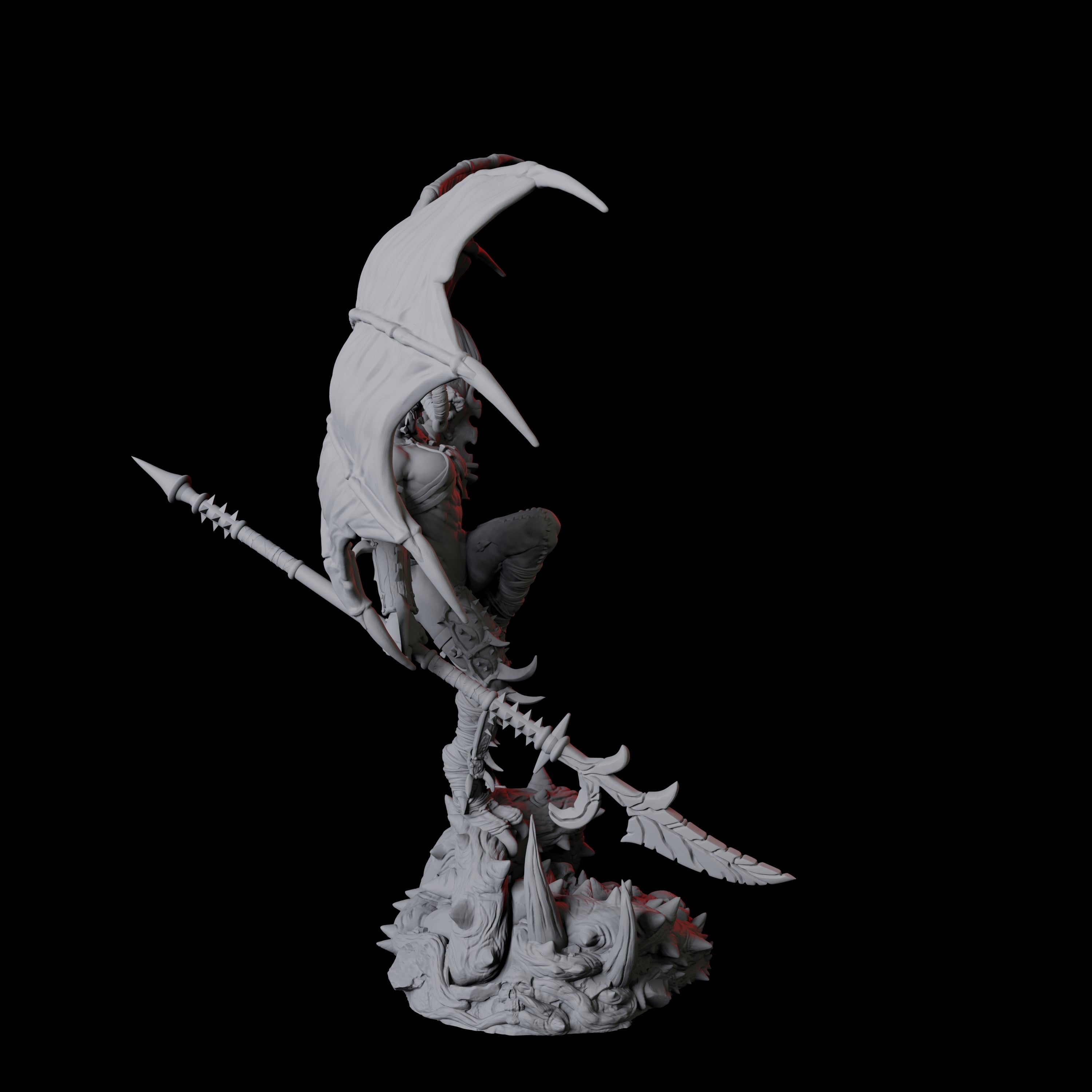 Advancing Erinys B Miniature for Dungeons and Dragons, Pathfinder or other TTRPGs