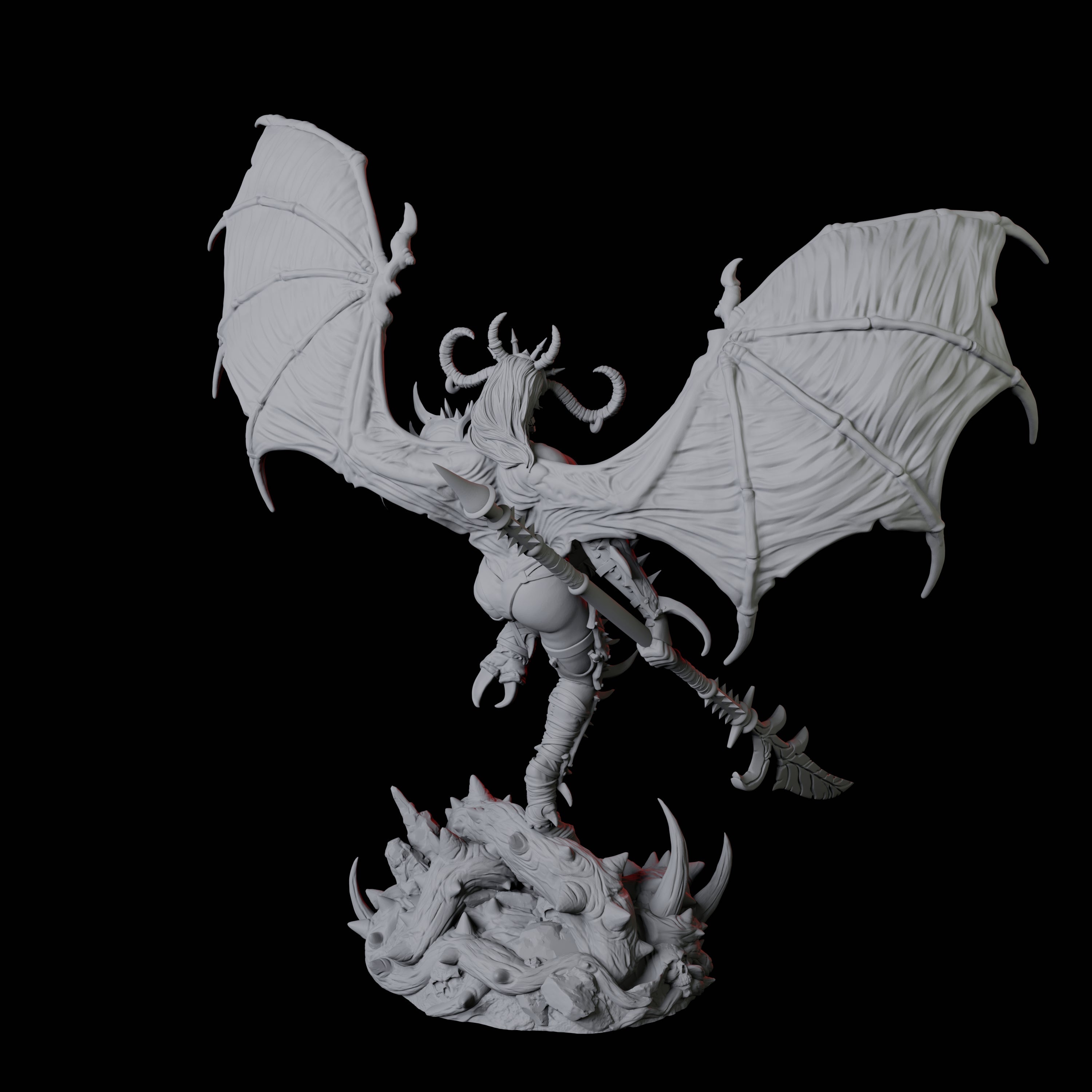 Advancing Erinys B Miniature for Dungeons and Dragons, Pathfinder or other TTRPGs