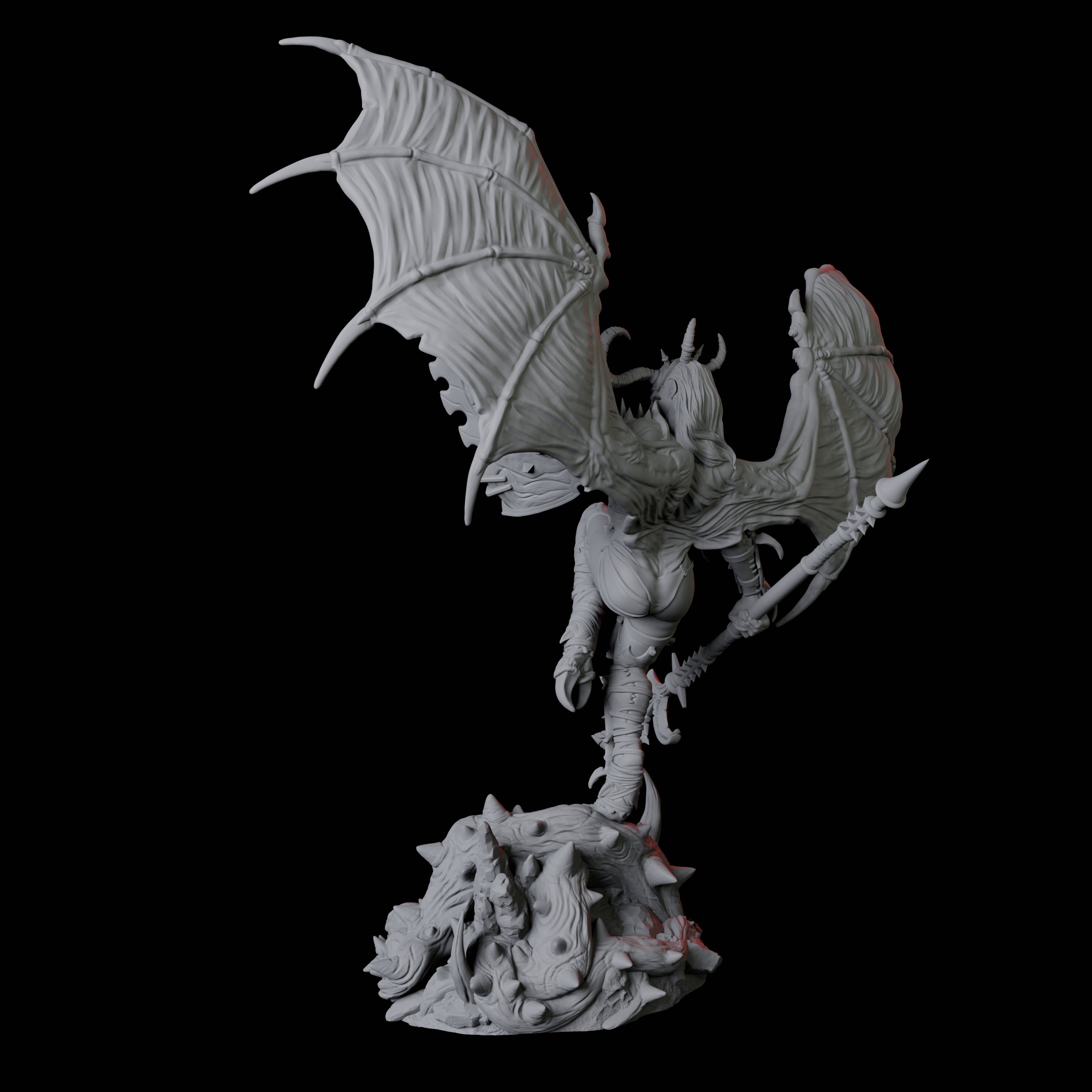 Advancing Erinys B Miniature for Dungeons and Dragons, Pathfinder or other TTRPGs