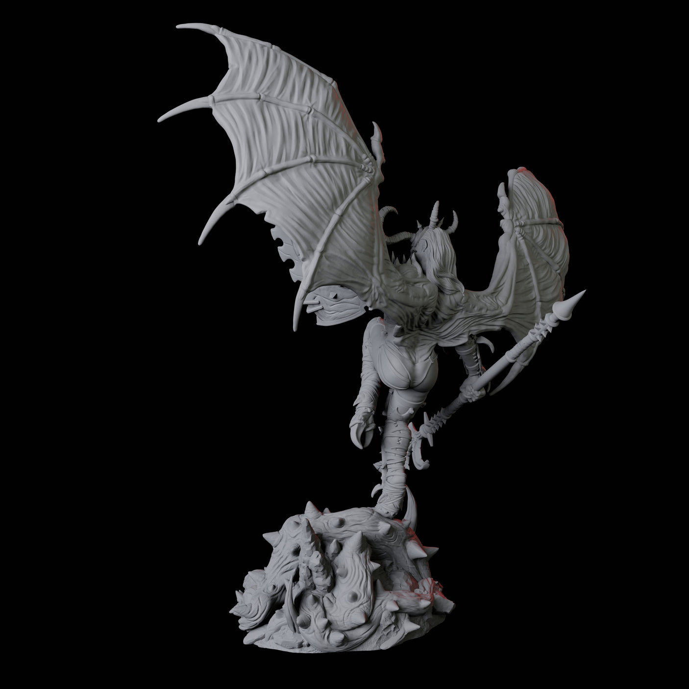 Advancing Erinys B Miniature for Dungeons and Dragons, Pathfinder or other TTRPGs