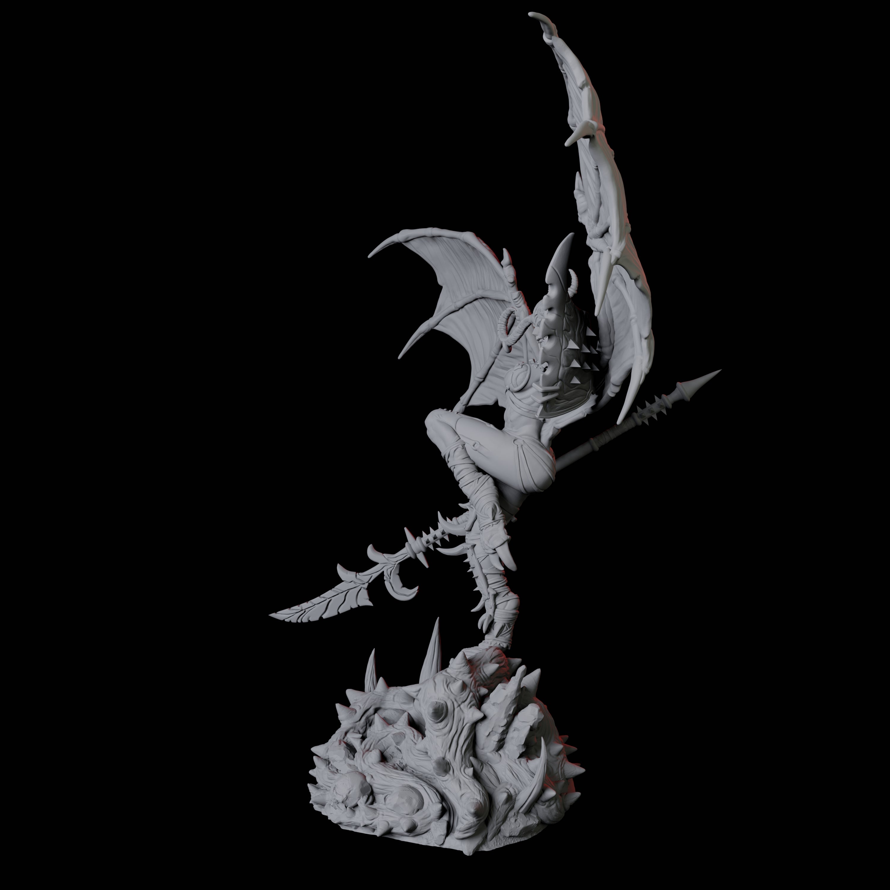 Advancing Erinys B Miniature for Dungeons and Dragons, Pathfinder or other TTRPGs