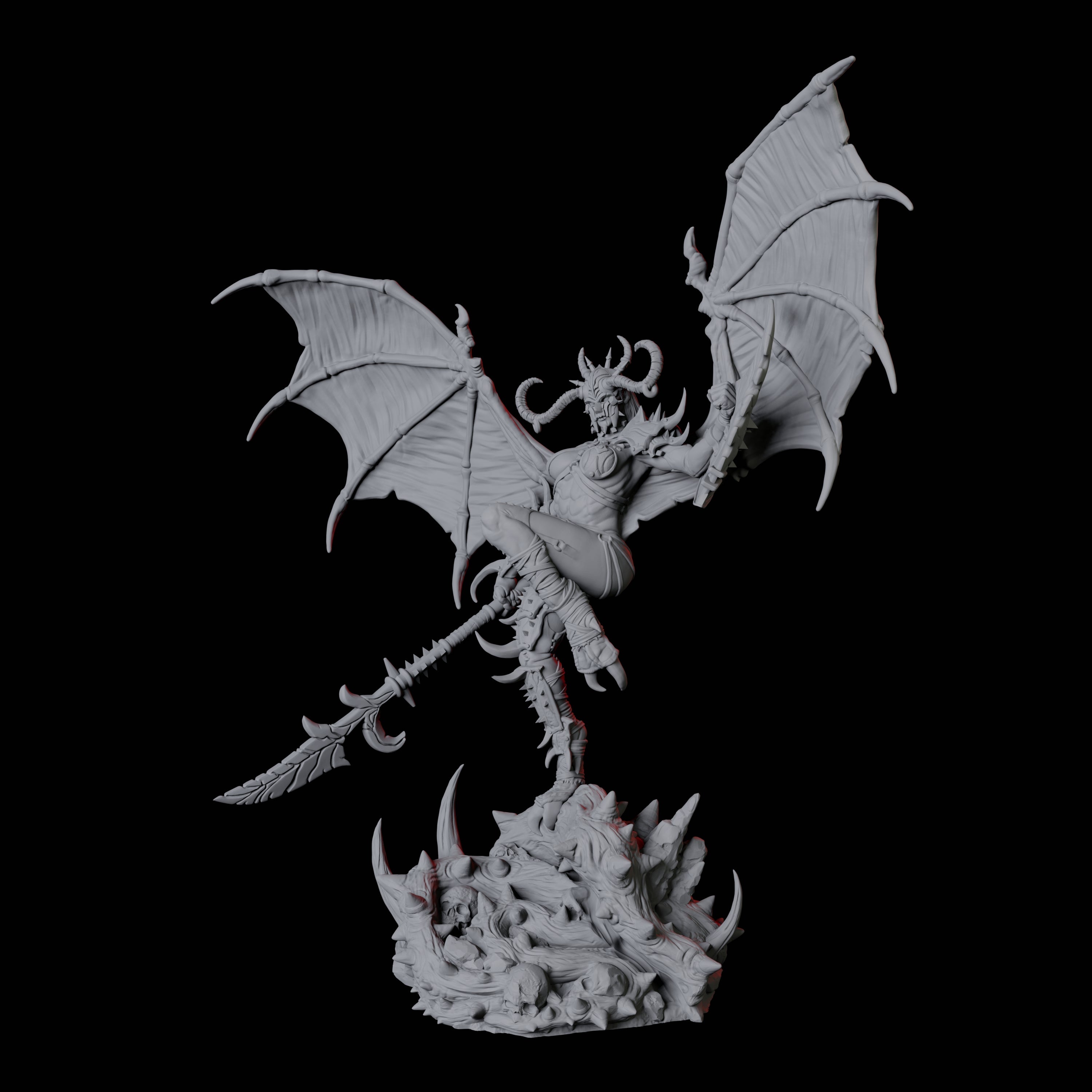 Advancing Erinys B Miniature for Dungeons and Dragons, Pathfinder or other TTRPGs