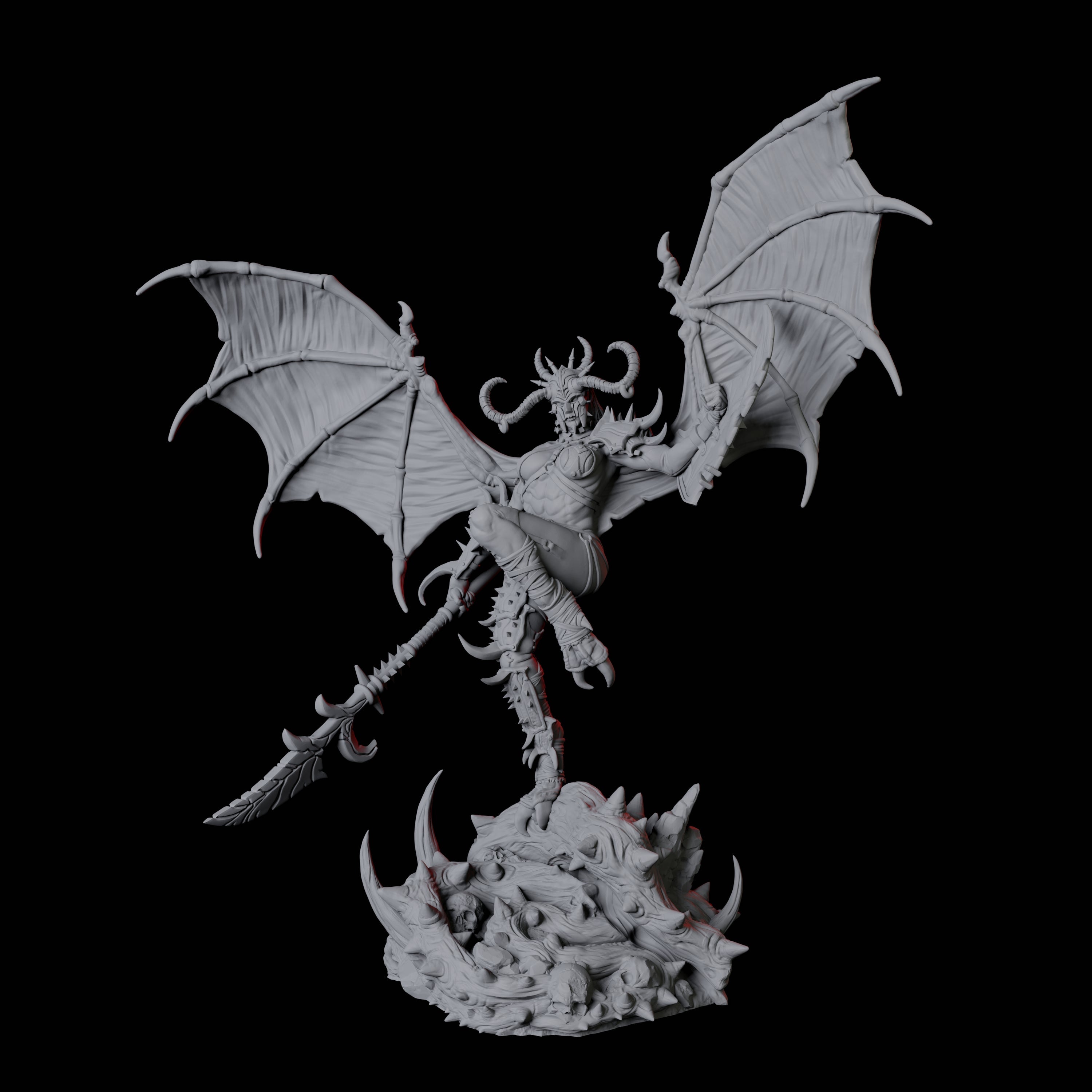 Advancing Erinys B Miniature for Dungeons and Dragons, Pathfinder or other TTRPGs
