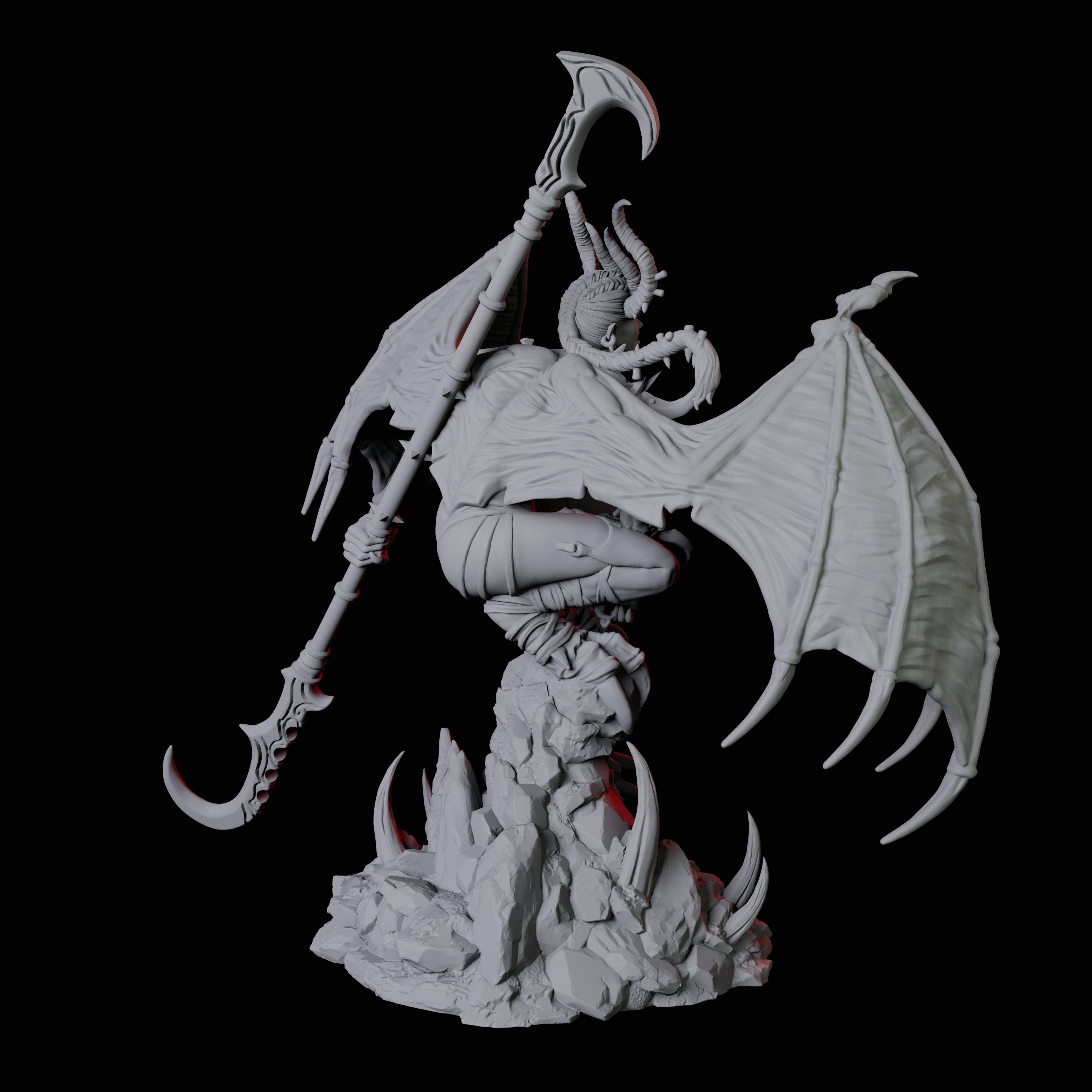 Advancing Erinys C Miniature for Dungeons and Dragons, Pathfinder or other TTRPGs