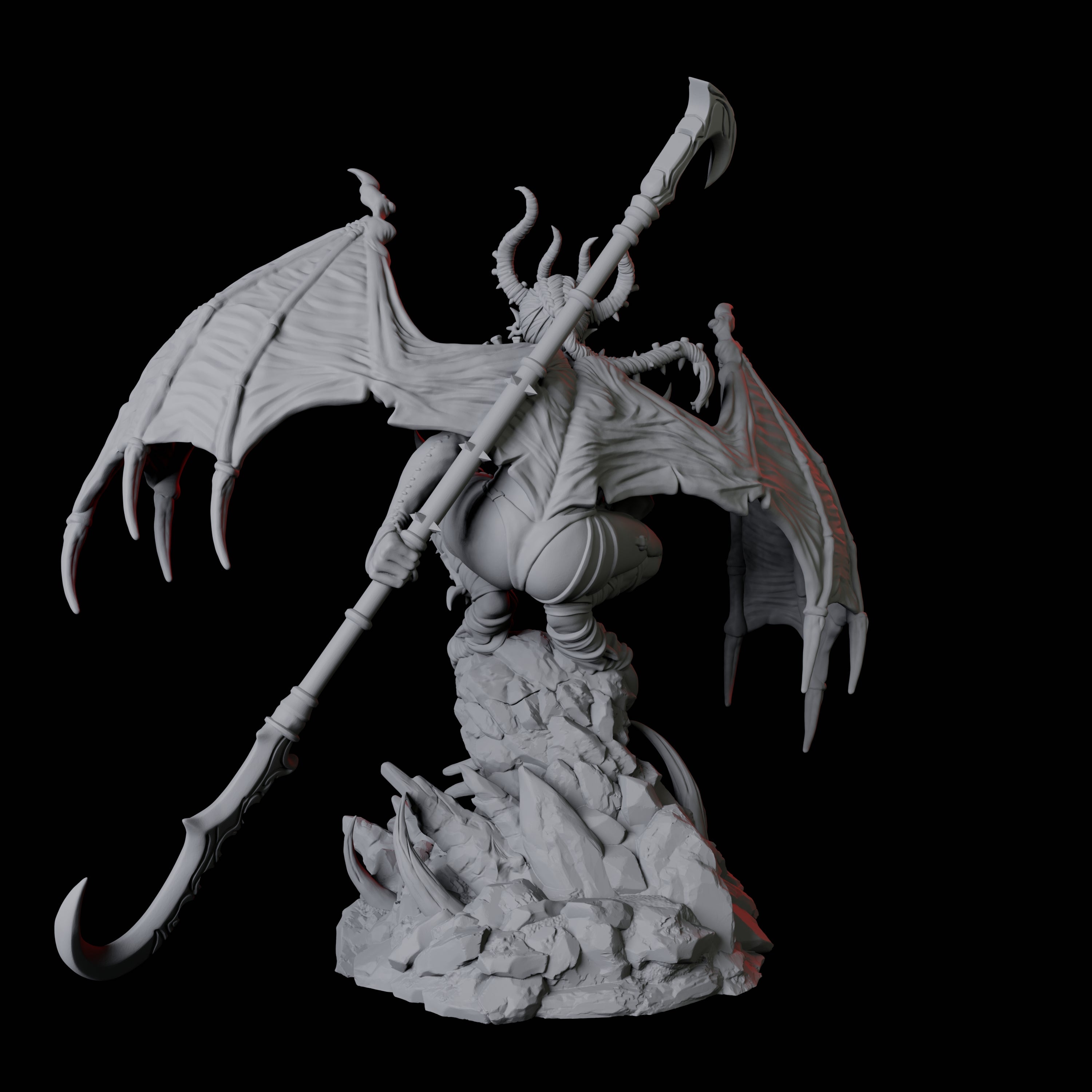 Advancing Erinys C Miniature for Dungeons and Dragons, Pathfinder or other TTRPGs