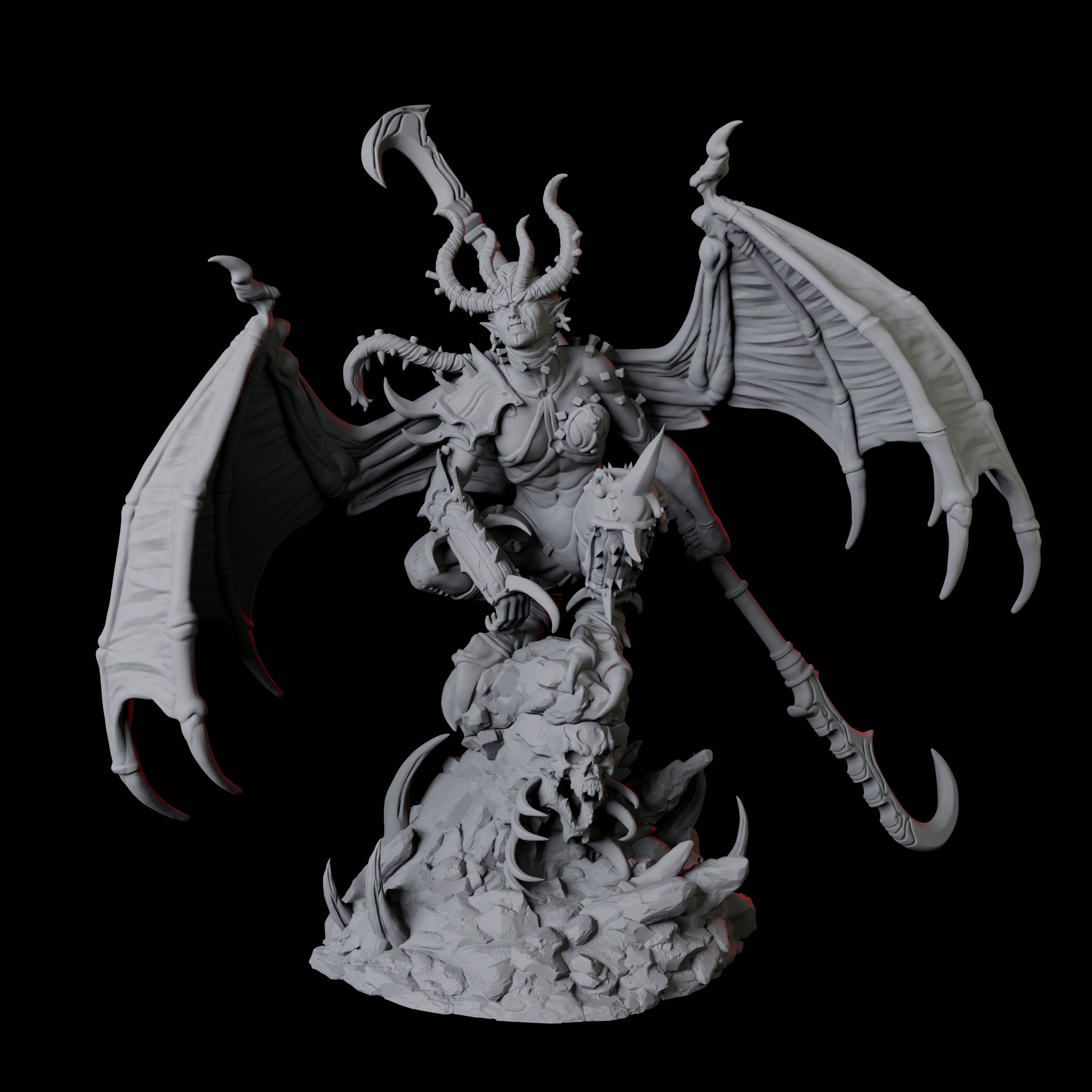 Advancing Erinys C Miniature for Dungeons and Dragons, Pathfinder or other TTRPGs