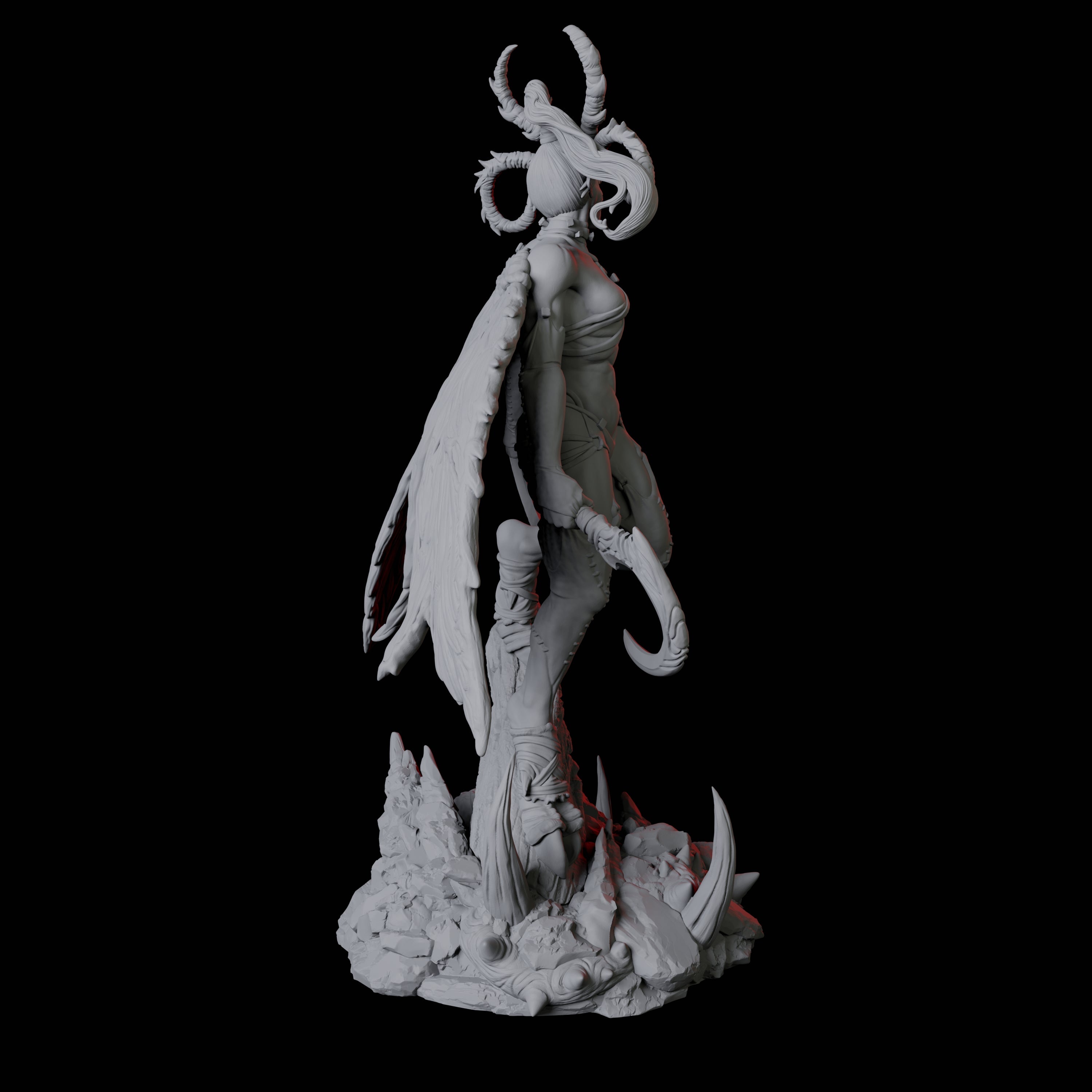 Advancing Erinys D Miniature for Dungeons and Dragons, Pathfinder or other TTRPGs