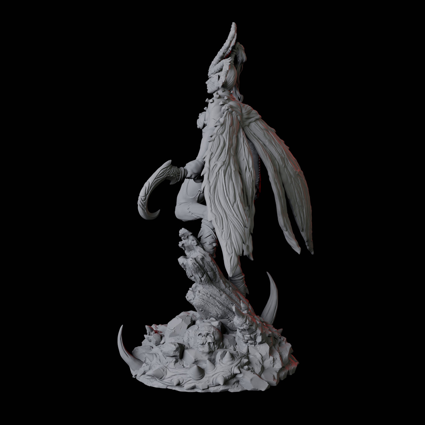Advancing Erinys D Miniature for Dungeons and Dragons, Pathfinder or other TTRPGs