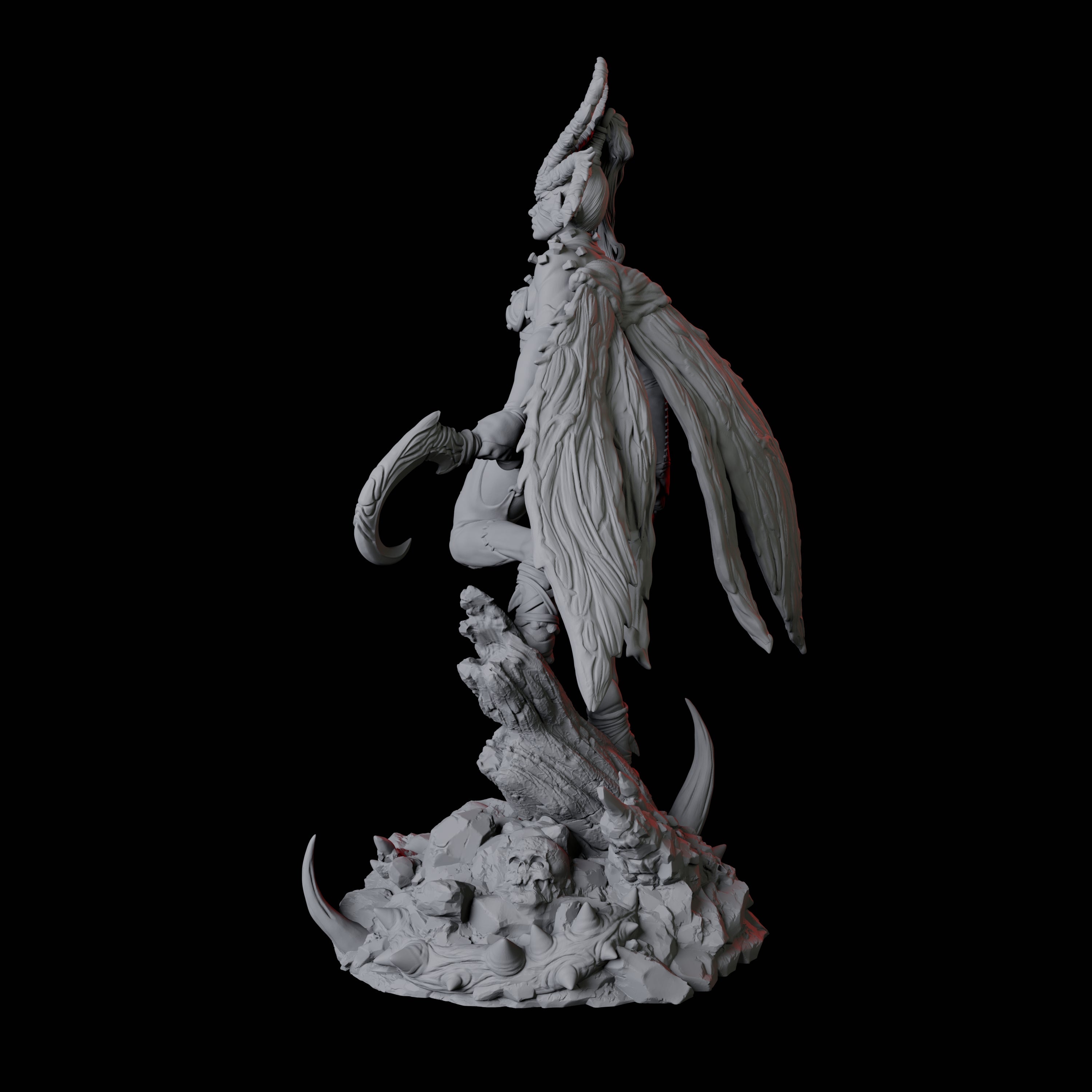 Advancing Erinys D Miniature for Dungeons and Dragons, Pathfinder or other TTRPGs