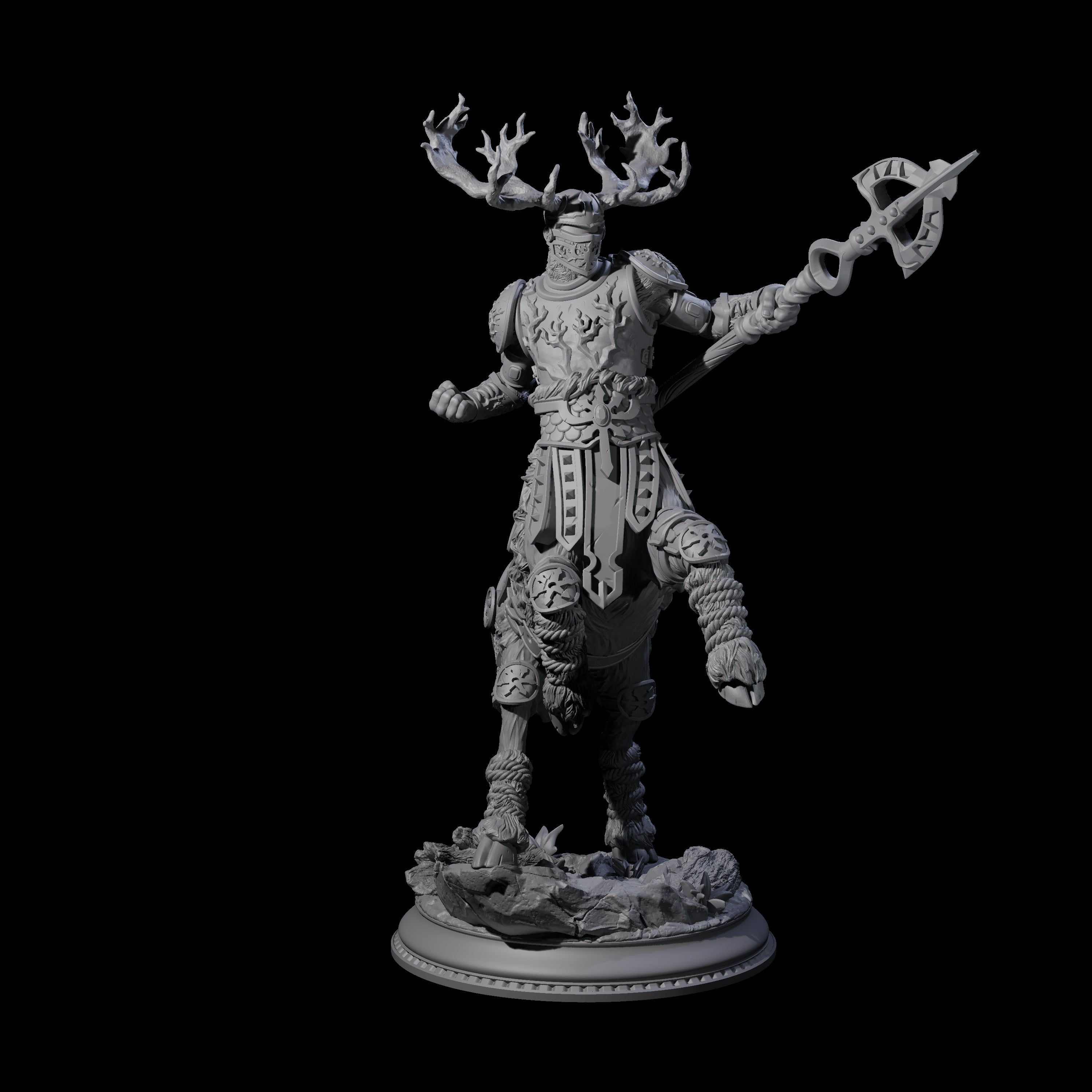 Advancing Fae Centaur Miniature for Dungeons and Dragons, Pathfinder or other TTRPGs