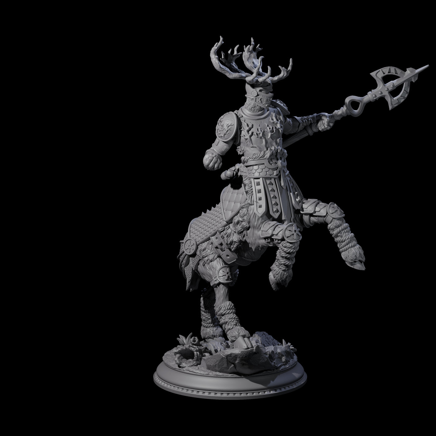 Advancing Fae Centaur Miniature for Dungeons and Dragons, Pathfinder or other TTRPGs