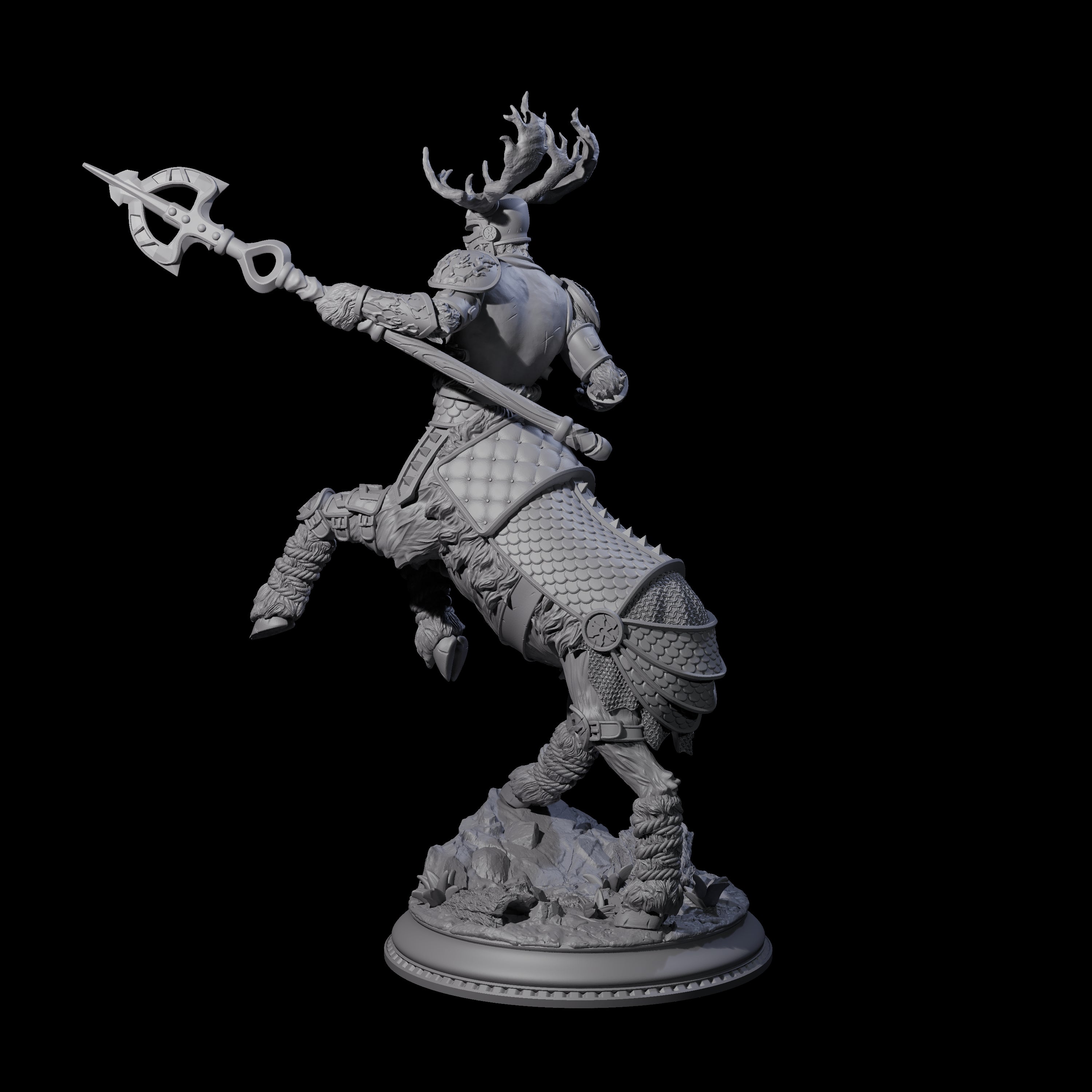Advancing Fae Centaur Miniature for Dungeons and Dragons, Pathfinder or other TTRPGs