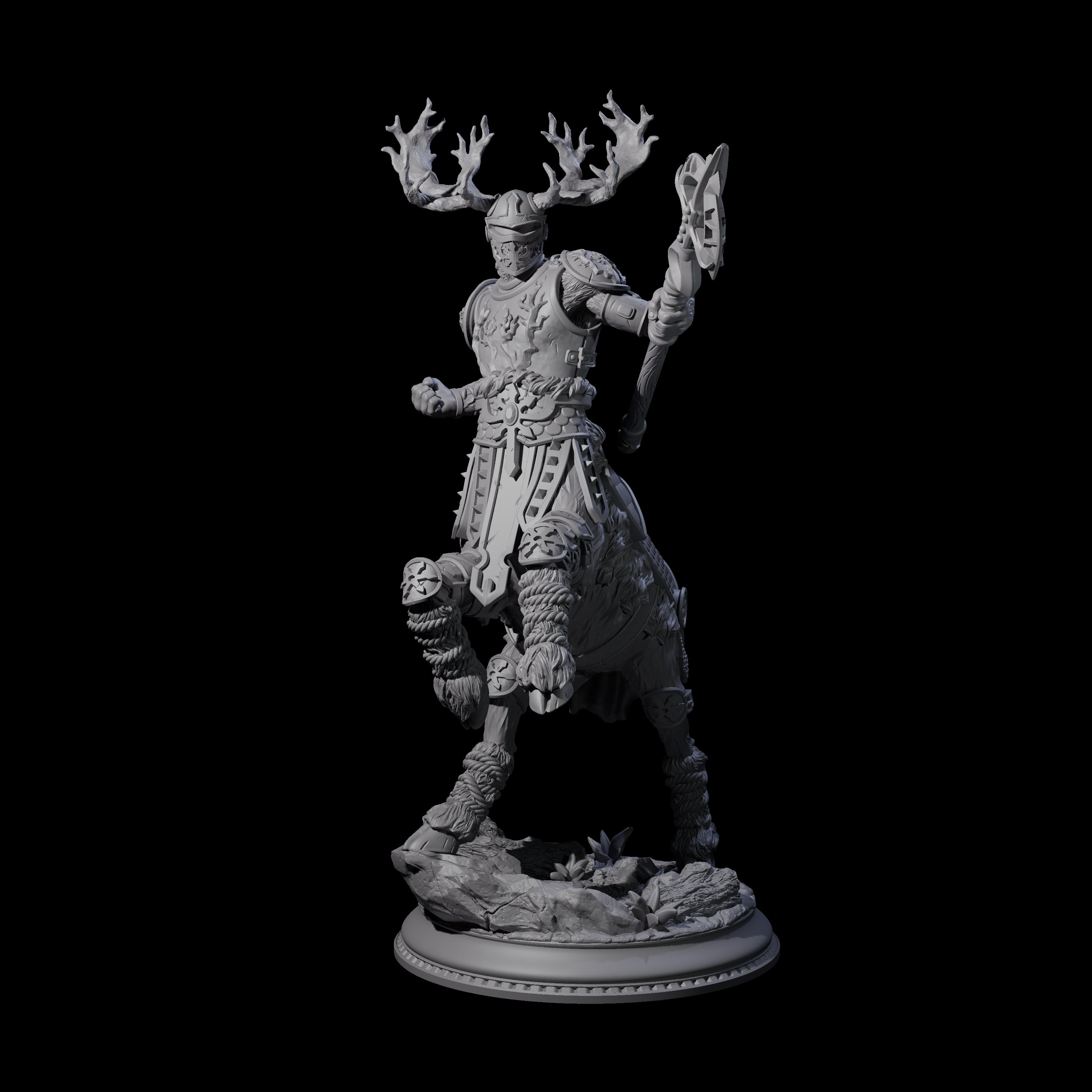 Advancing Fae Centaur Miniature for Dungeons and Dragons, Pathfinder or other TTRPGs