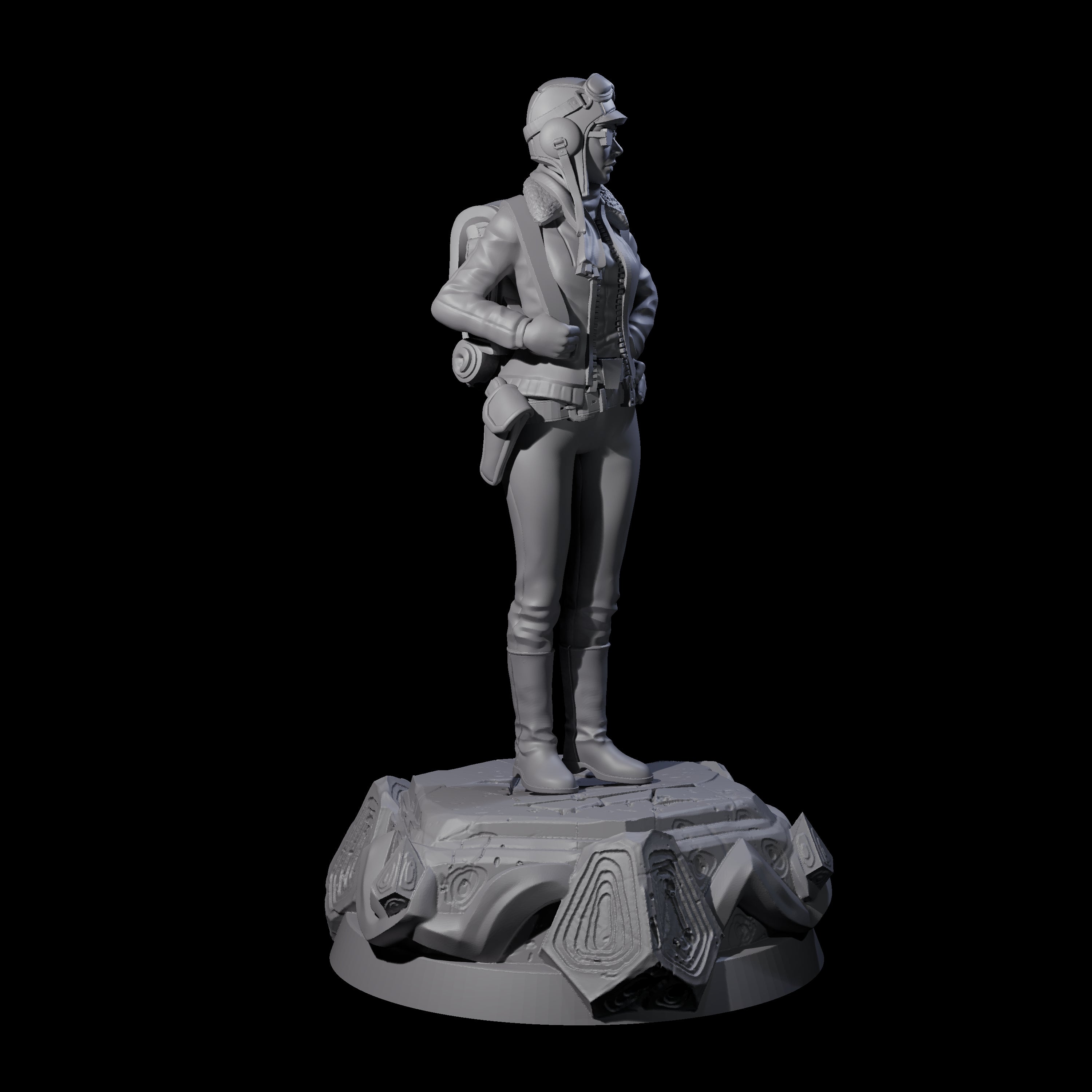 Adventurous Human Investigator Miniature for Dungeons and Dragons, Pathfinder or other TTRPGs