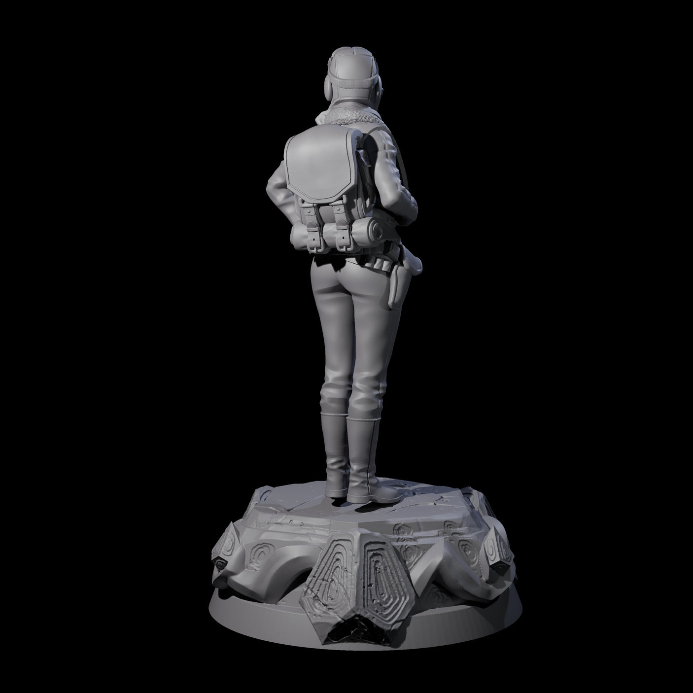Adventurous Human Investigator Miniature for Dungeons and Dragons, Pathfinder or other TTRPGs